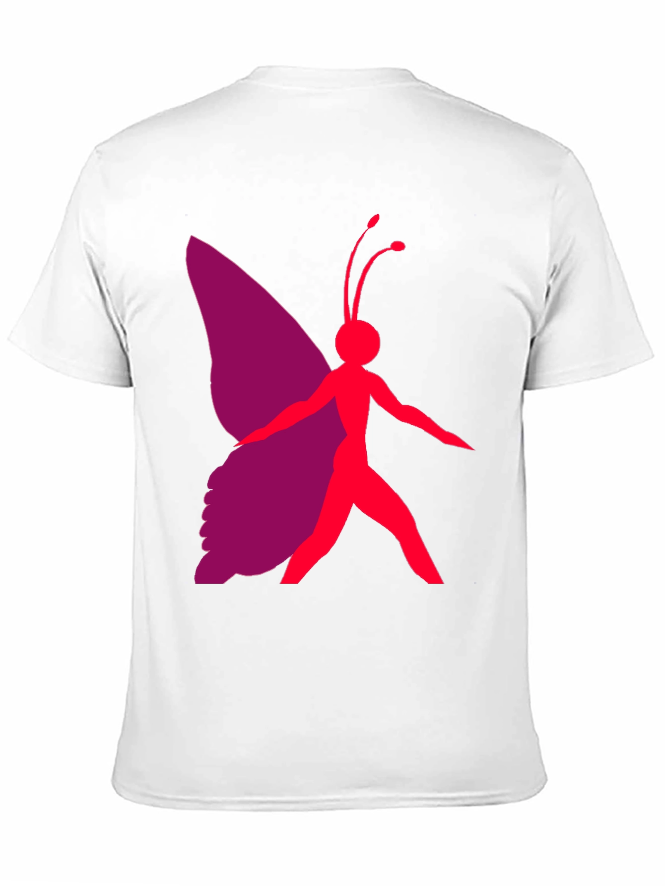 Black Butterfly Graphic Tee - Black Casual T-Shirt view 11
