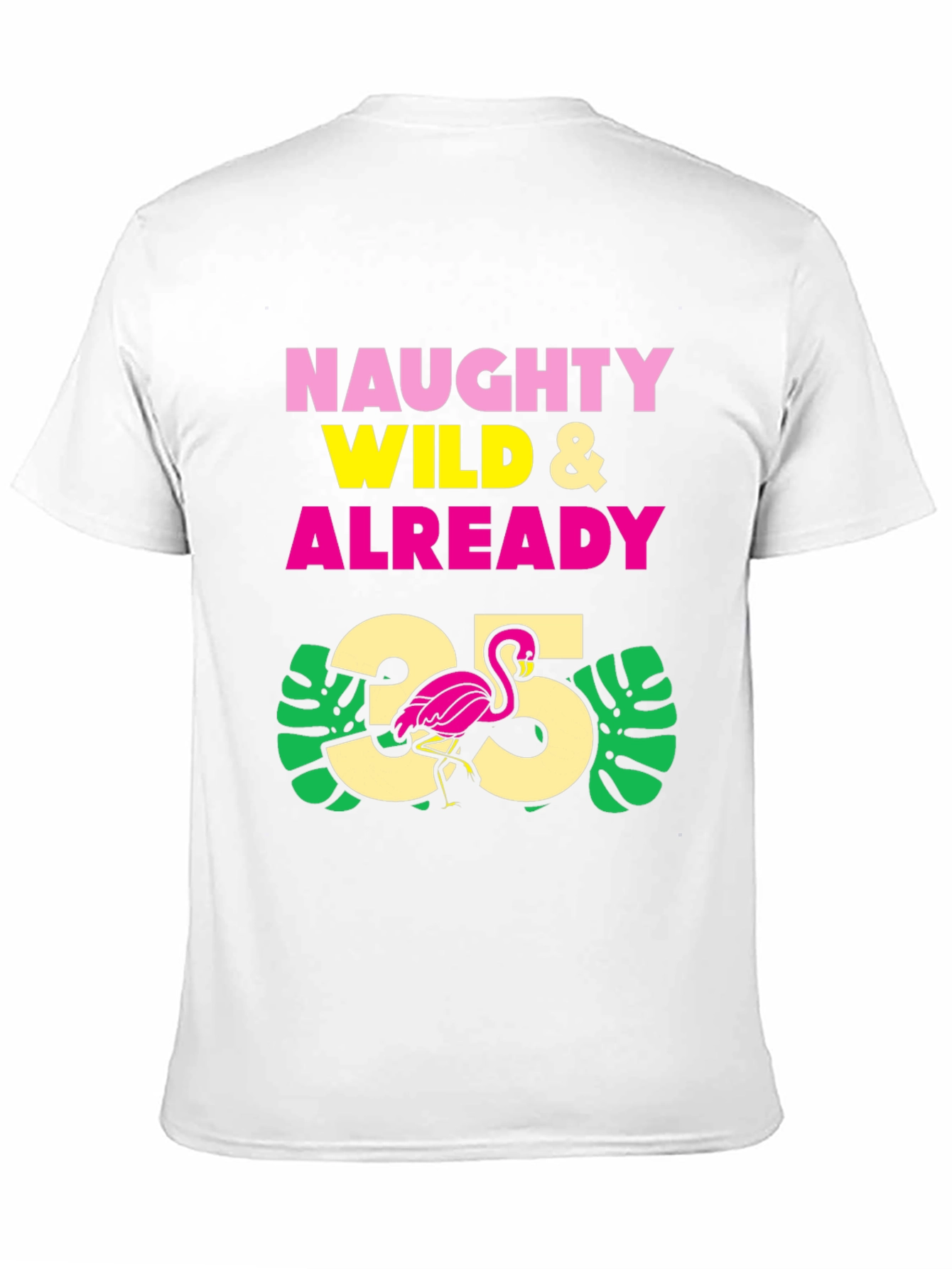 Black Naughty Wild & Already 35 Flamingo Graphic Tee view 11