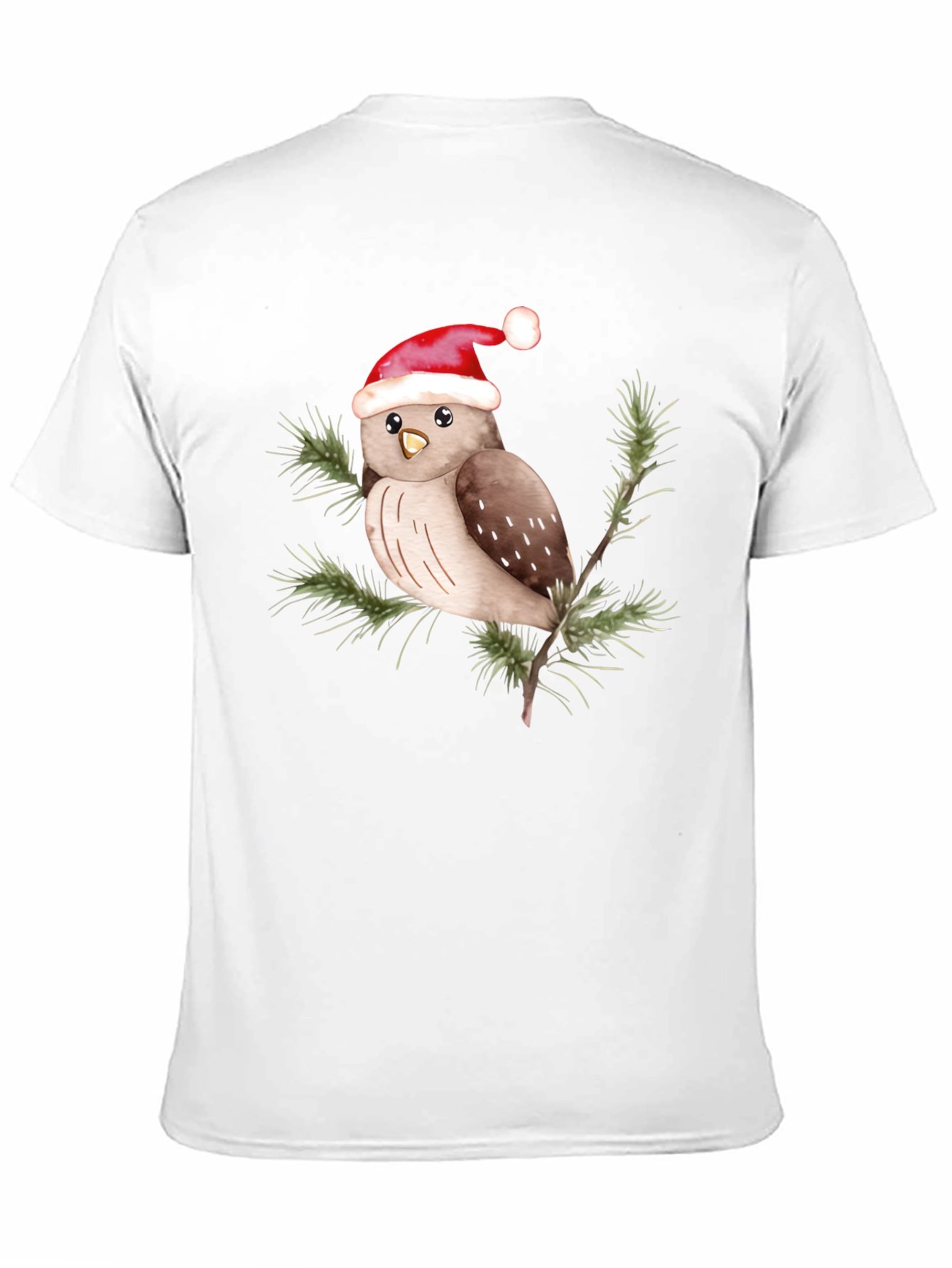 Black Festive Owl Tee - Holiday Cheer view 11
