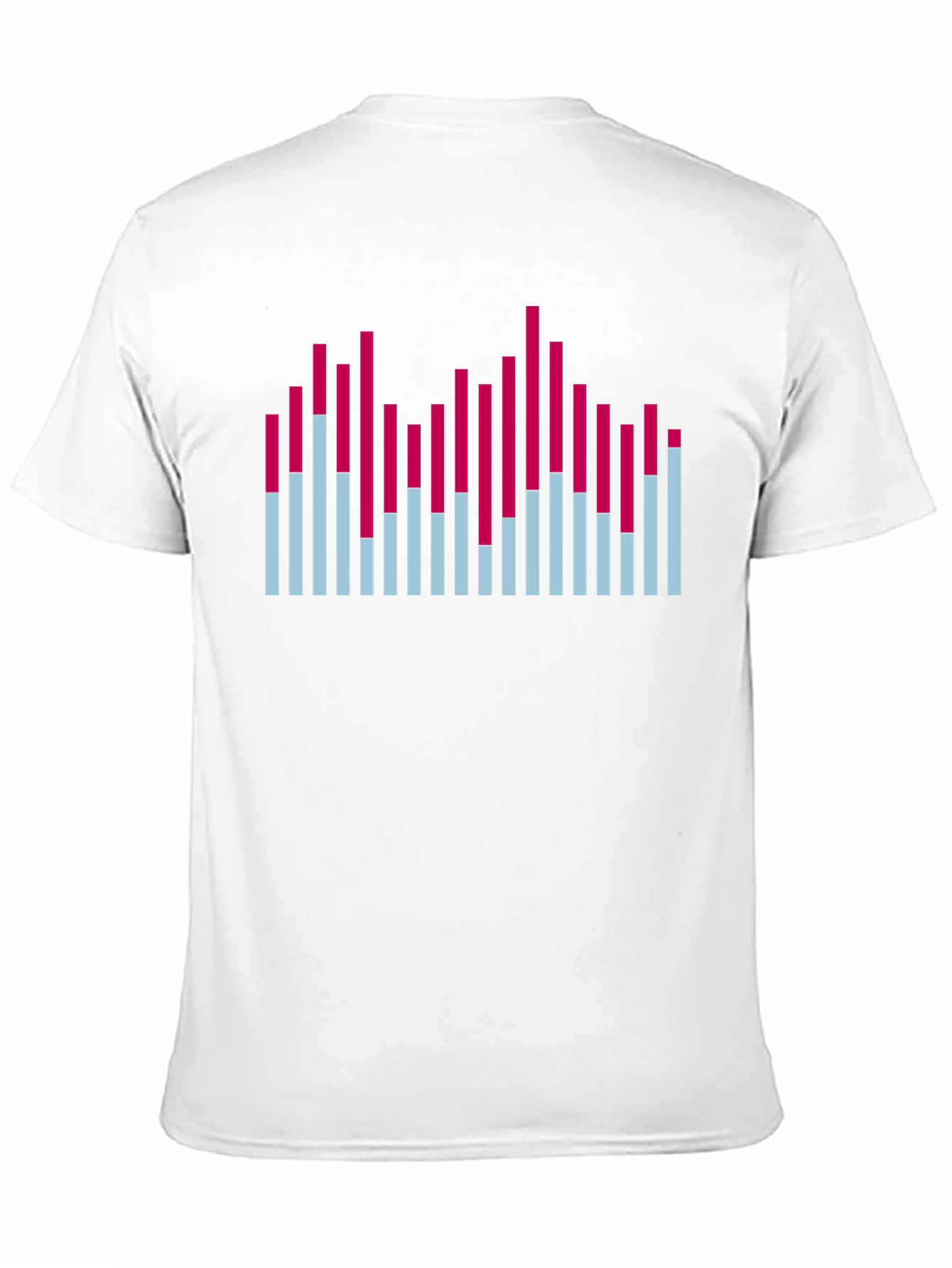 Black Modern Graphic T-Shirt - Color Block Design view 11