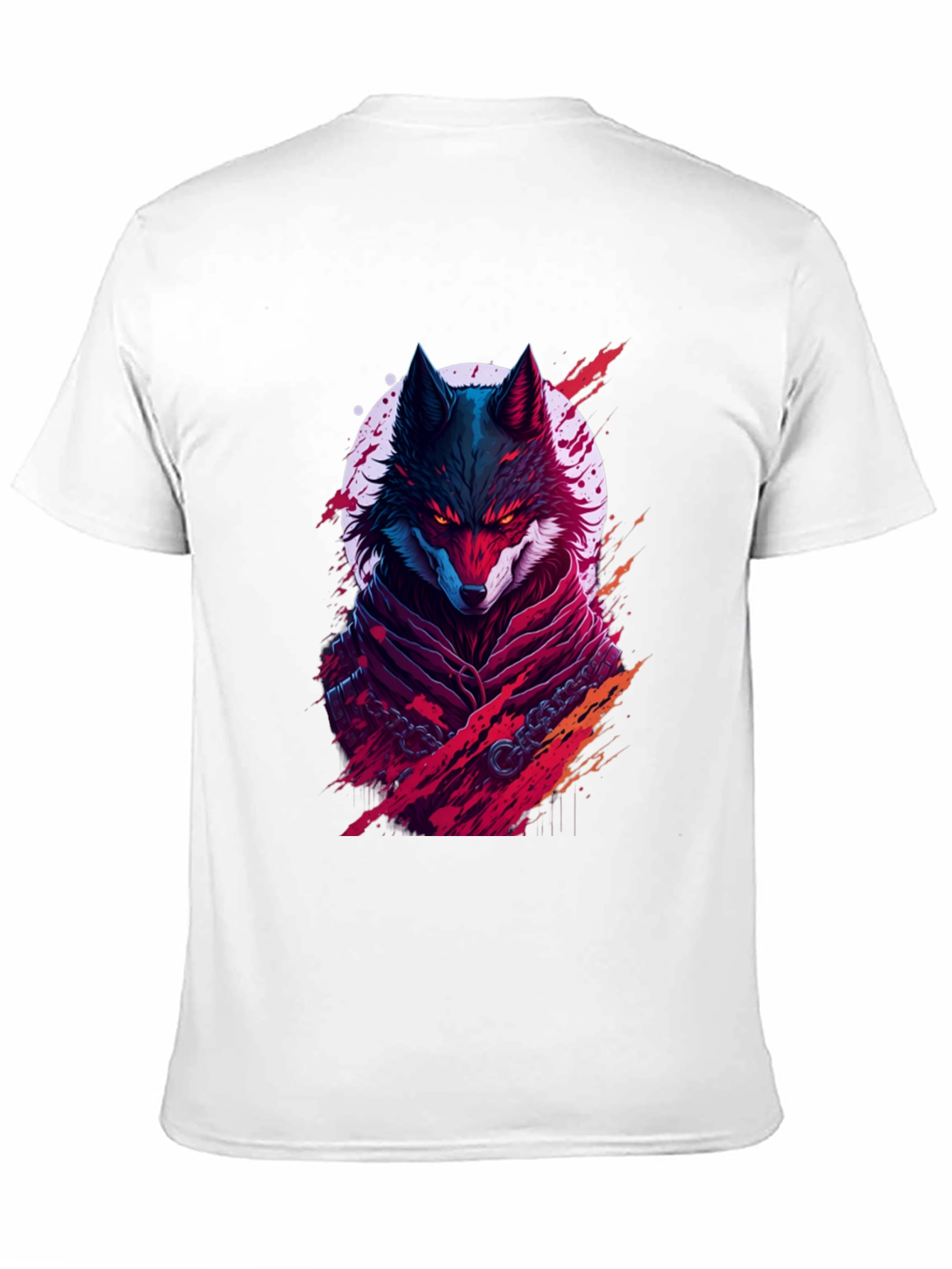Black Wolf Graphic Tee - Unique Streetwear Design view 11