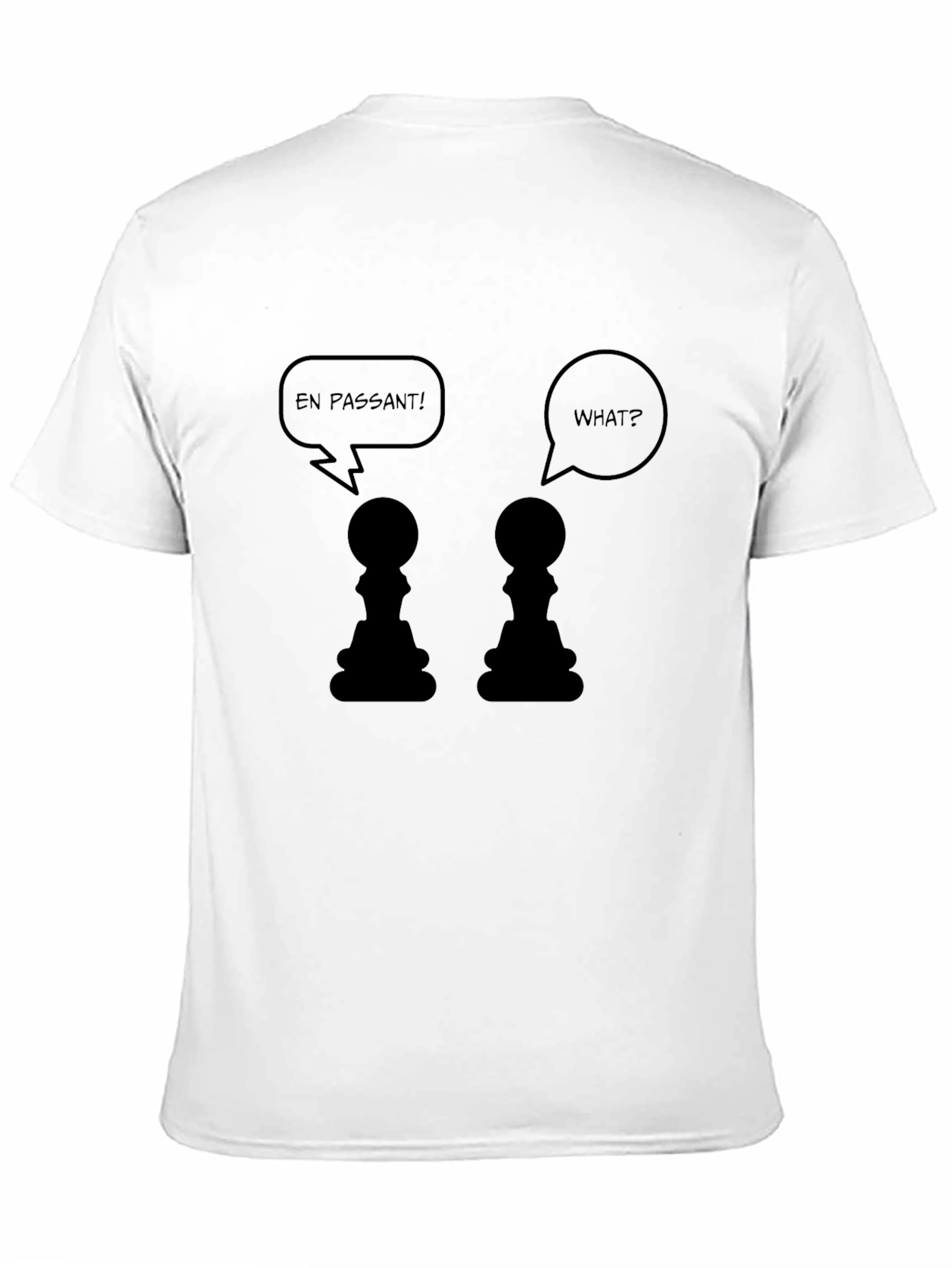 Black En Passant Chess T-Shirt - Funny Chess Pawn Tee view 11