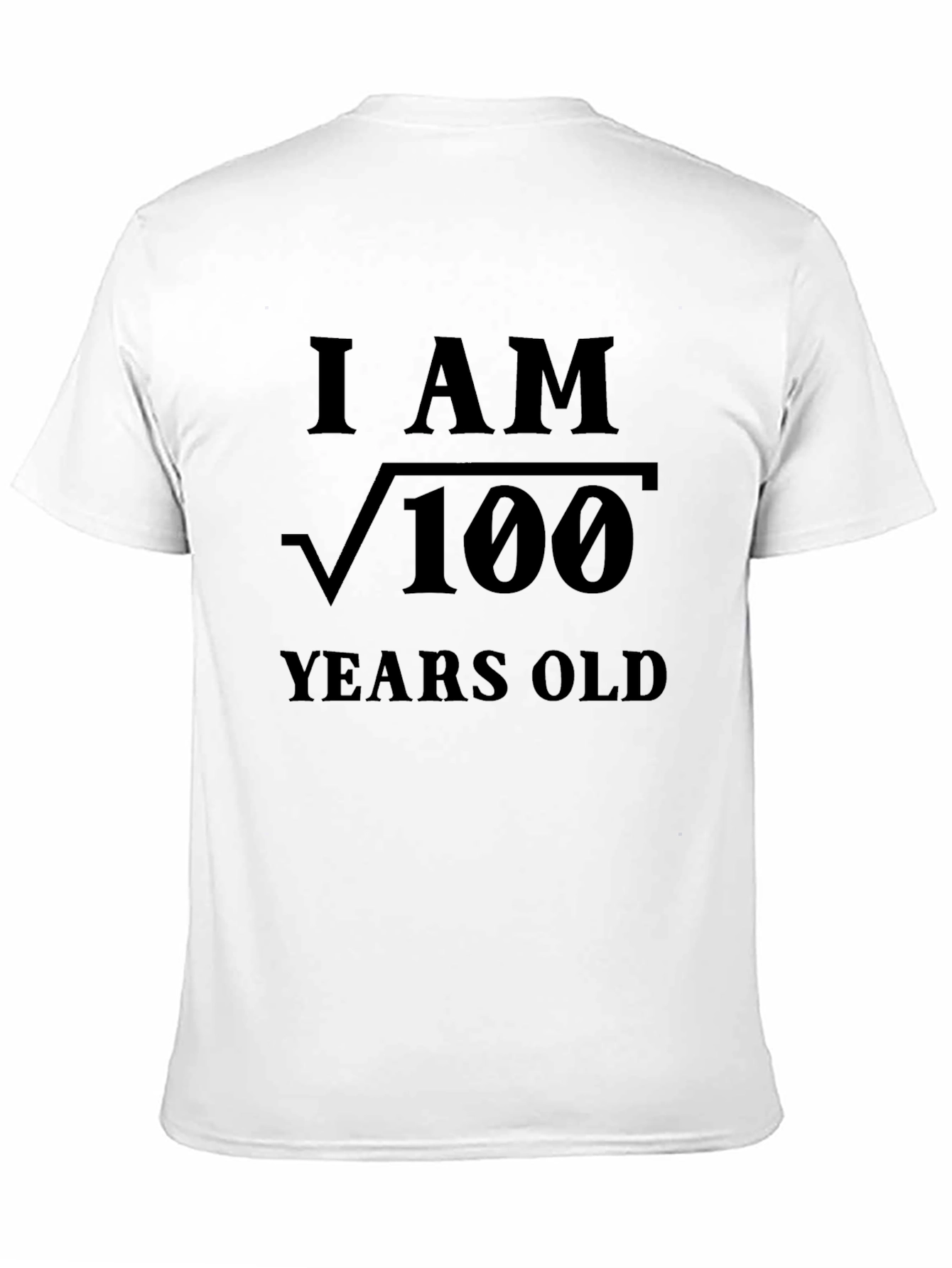 Black I Am Root 100 - Funny 10 Year Old T-Shirt view 11