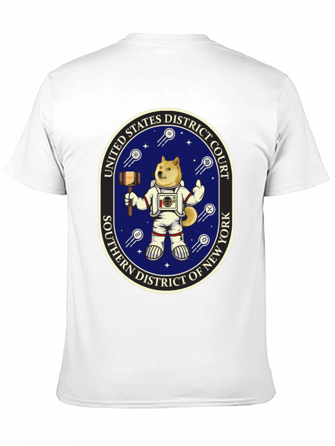 Black Doge Astronaut T-Shirt - Southern District Court of New York view 11