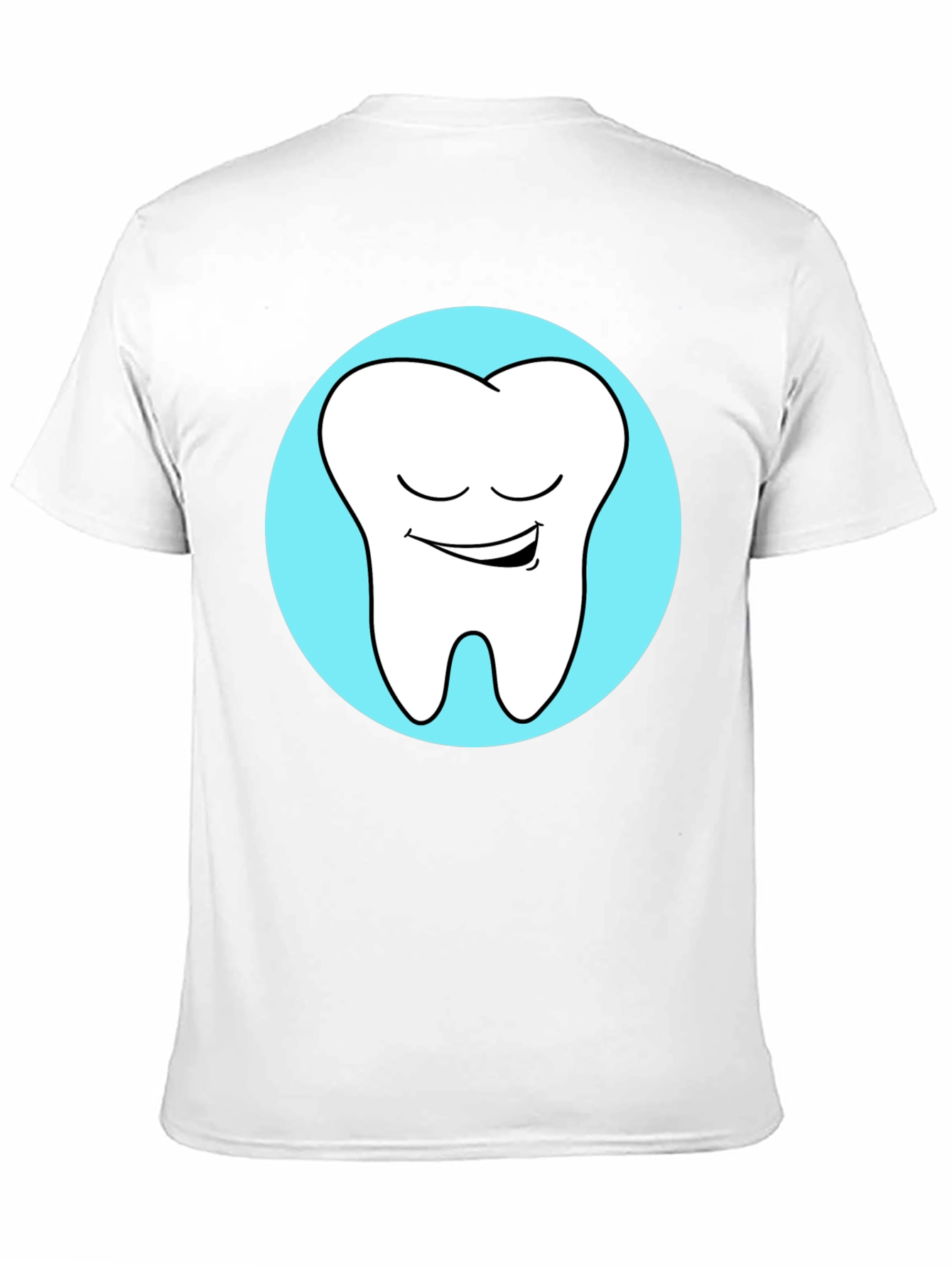 Black Smiling Tooth Graphic Tee - Dentist Humor view 11
