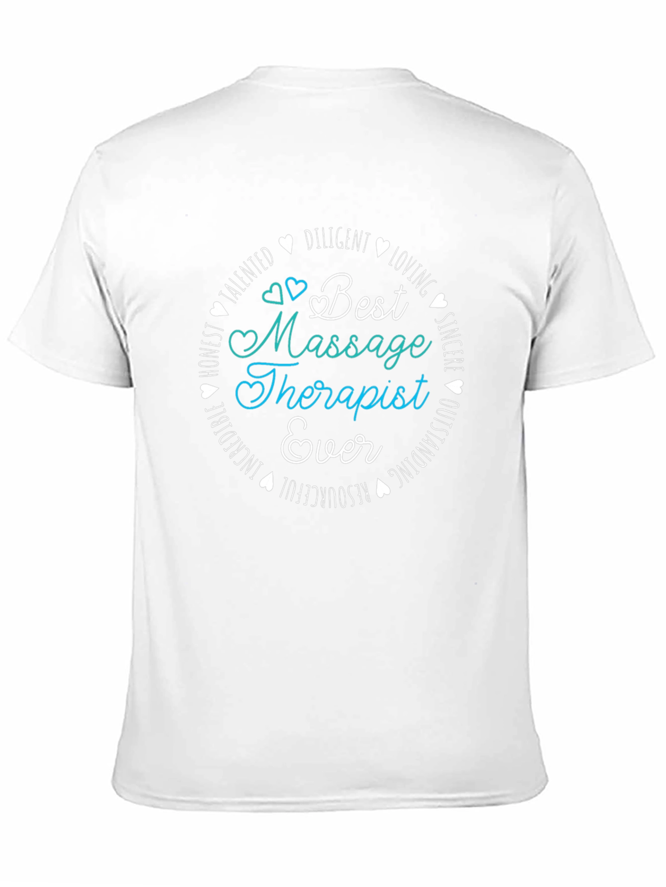 Black Best Massage Therapist Ever Graphic Tee view 11