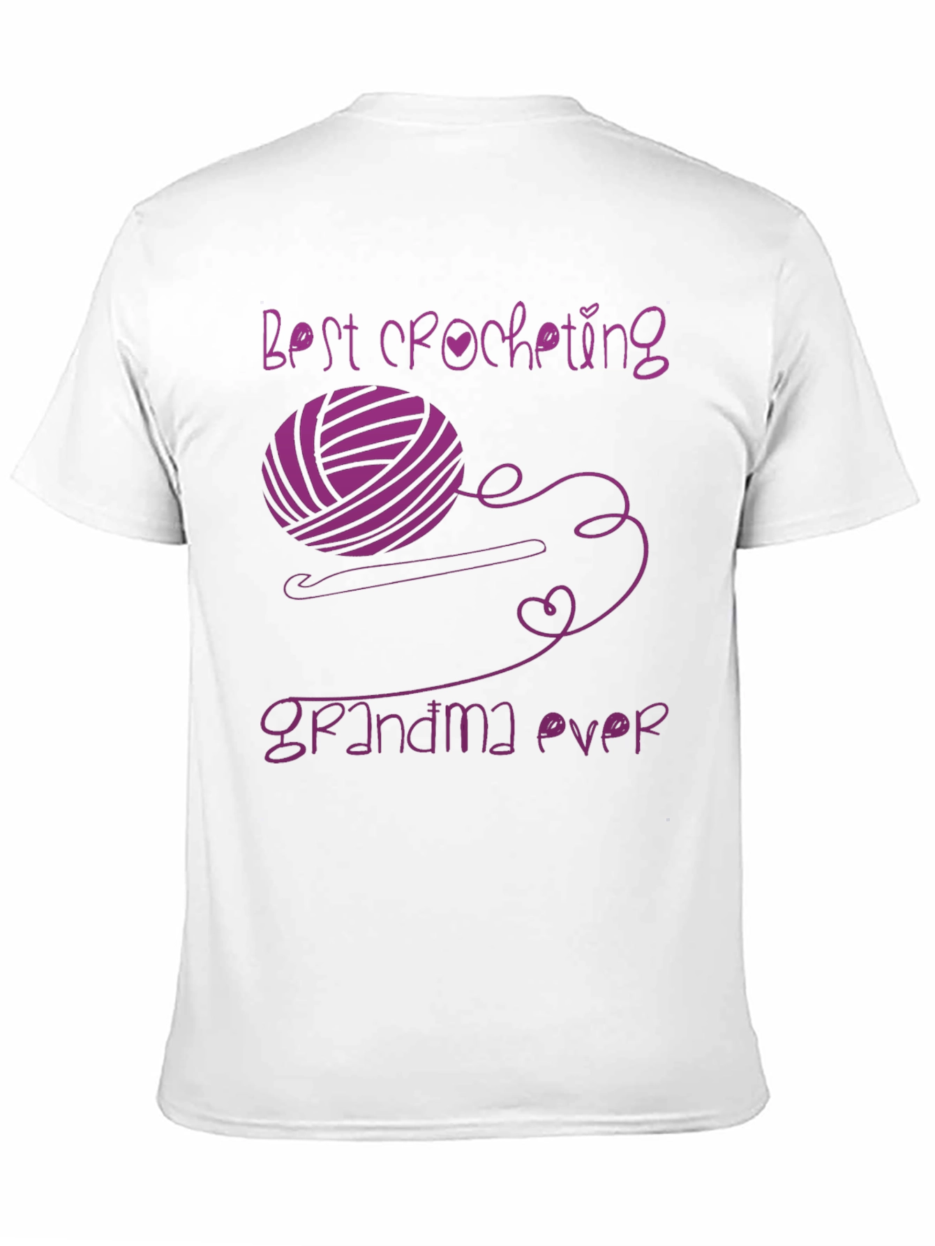 Black Best Crocheting Grandma Ever T-Shirt view 11