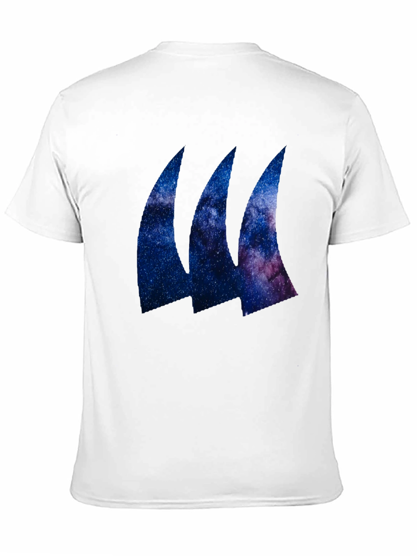 Black Galaxy Wave Tee - Black Stylish T-Shirt view 11
