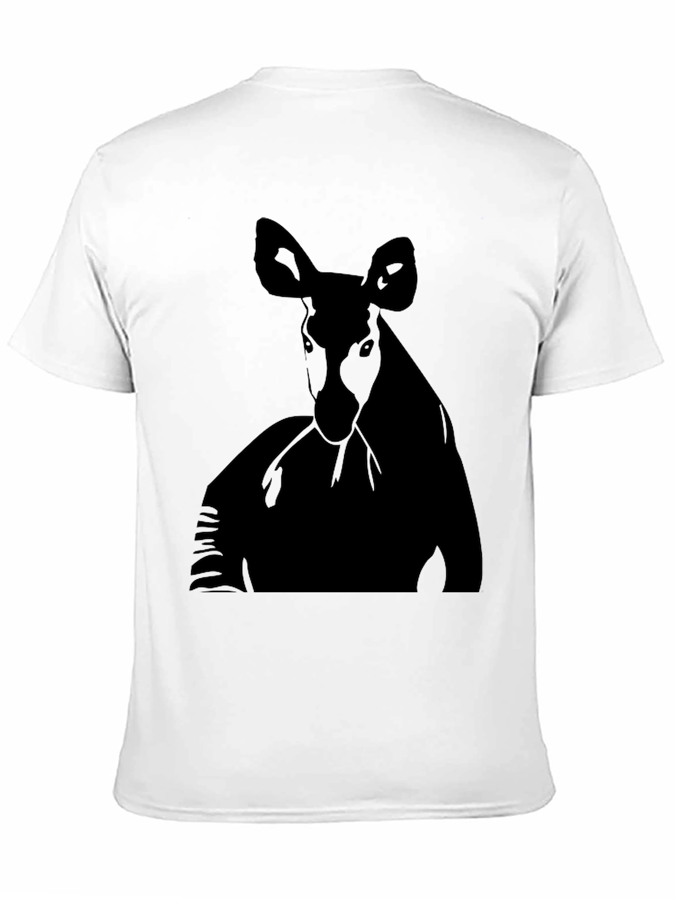 Black Okapi Graphic Tee - Men's Black T-Shirt view 11