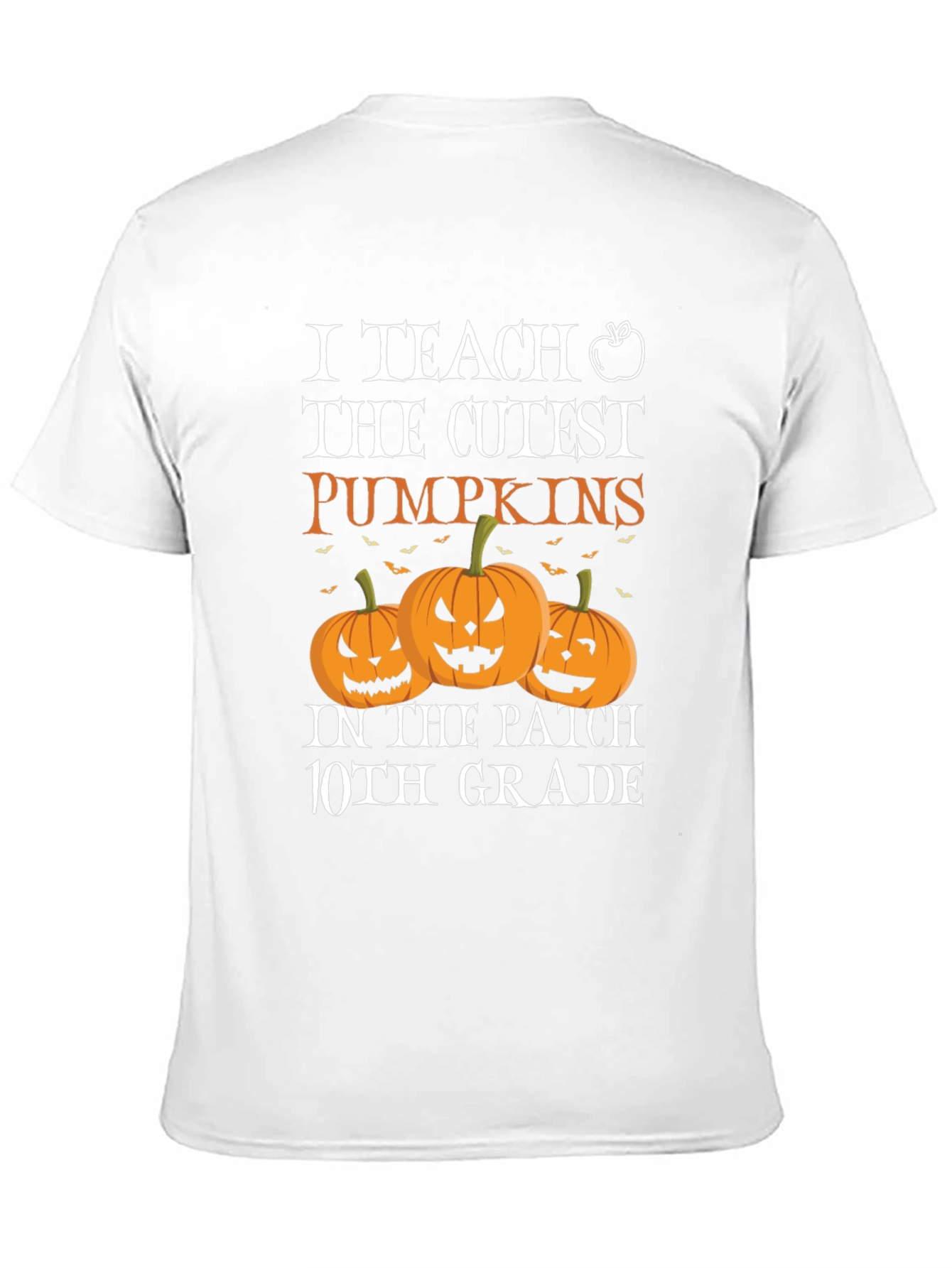 Black I Teach The Cutest Pumpkins T-Shirt view 11
