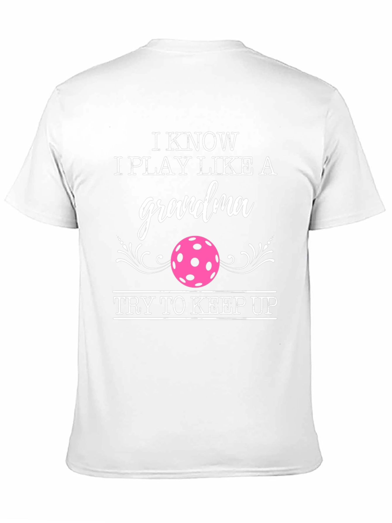 Black Pickleball Grandma T-Shirt - Play Like a Grandma view 11