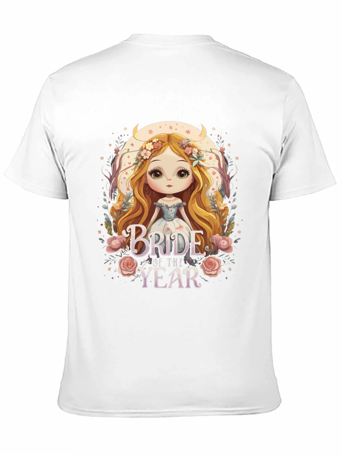 Black Bride of the Year Graphic T-Shirt view 11