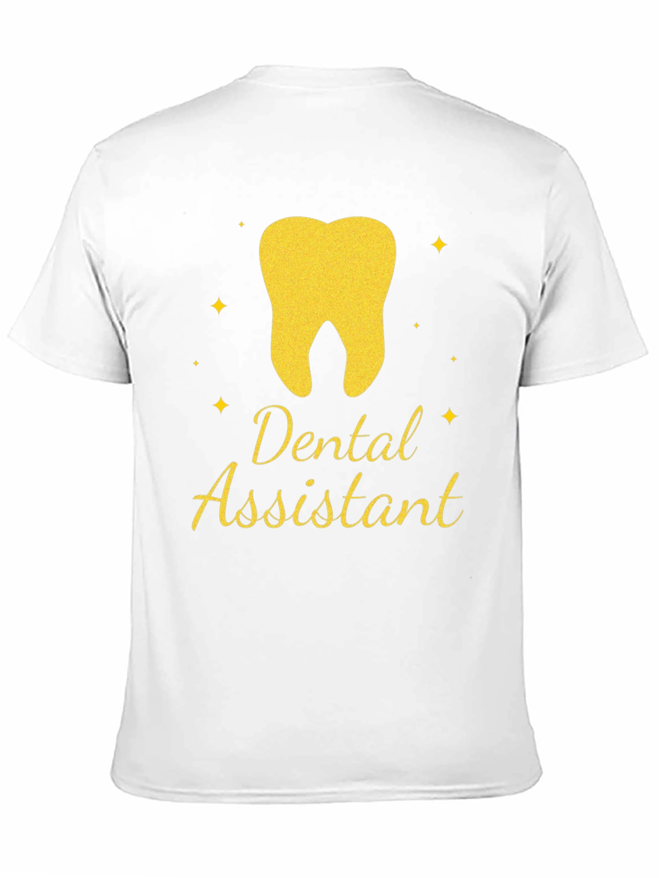 Black Dental Assistant T-Shirt - Tooth Graphic Tee view 11