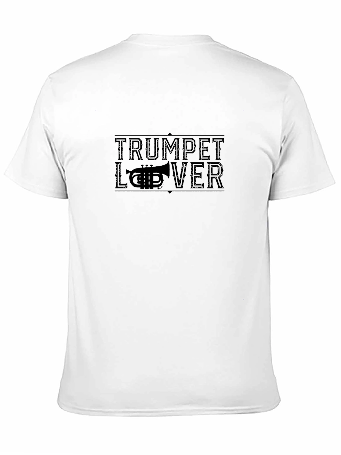 Black Trumpet Lover Black Graphic Tee view 11