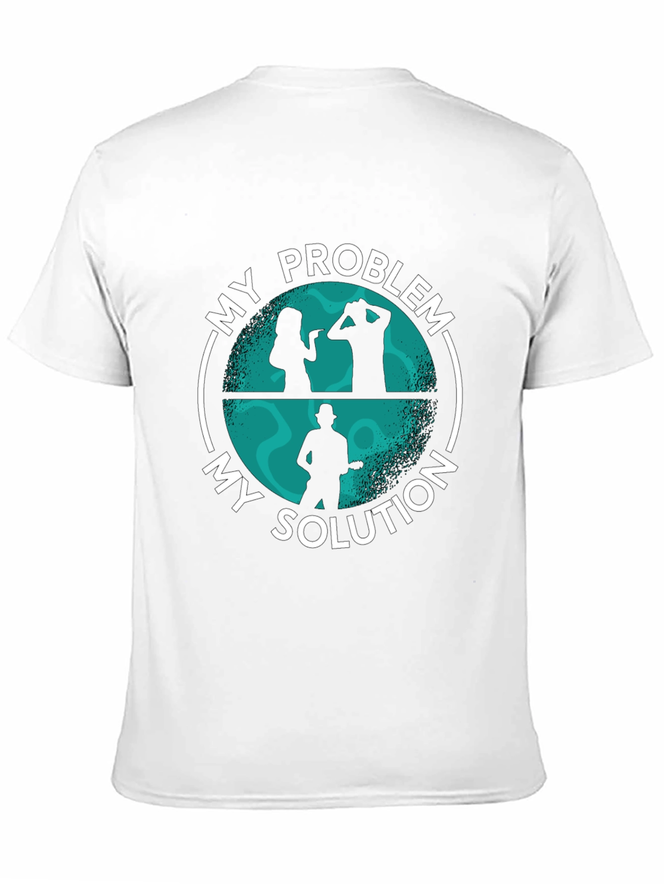 Black My Problem My Solution Graphic T-Shirt view 11