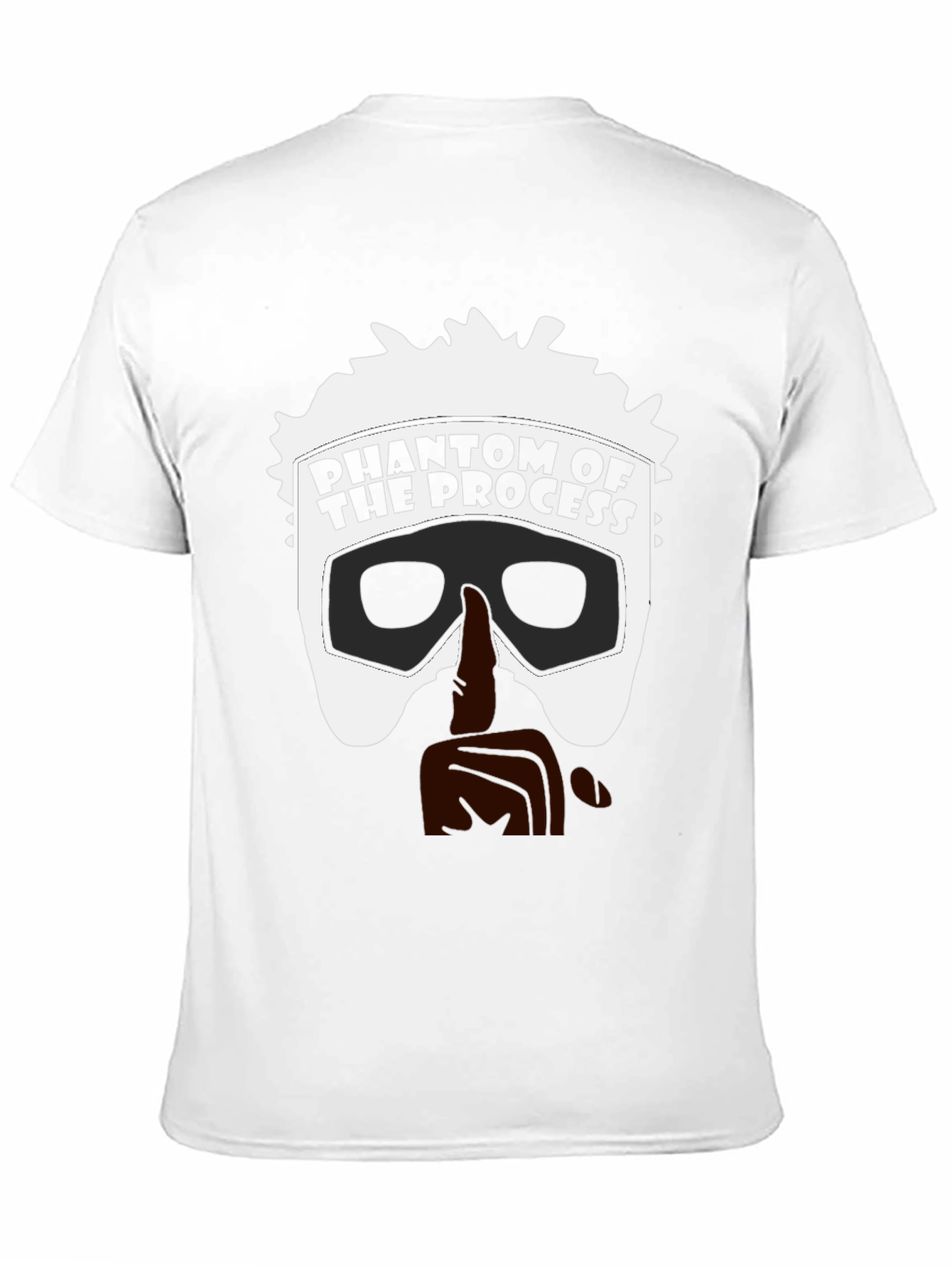 Black Phantom of the Process Black T-Shirt view 11