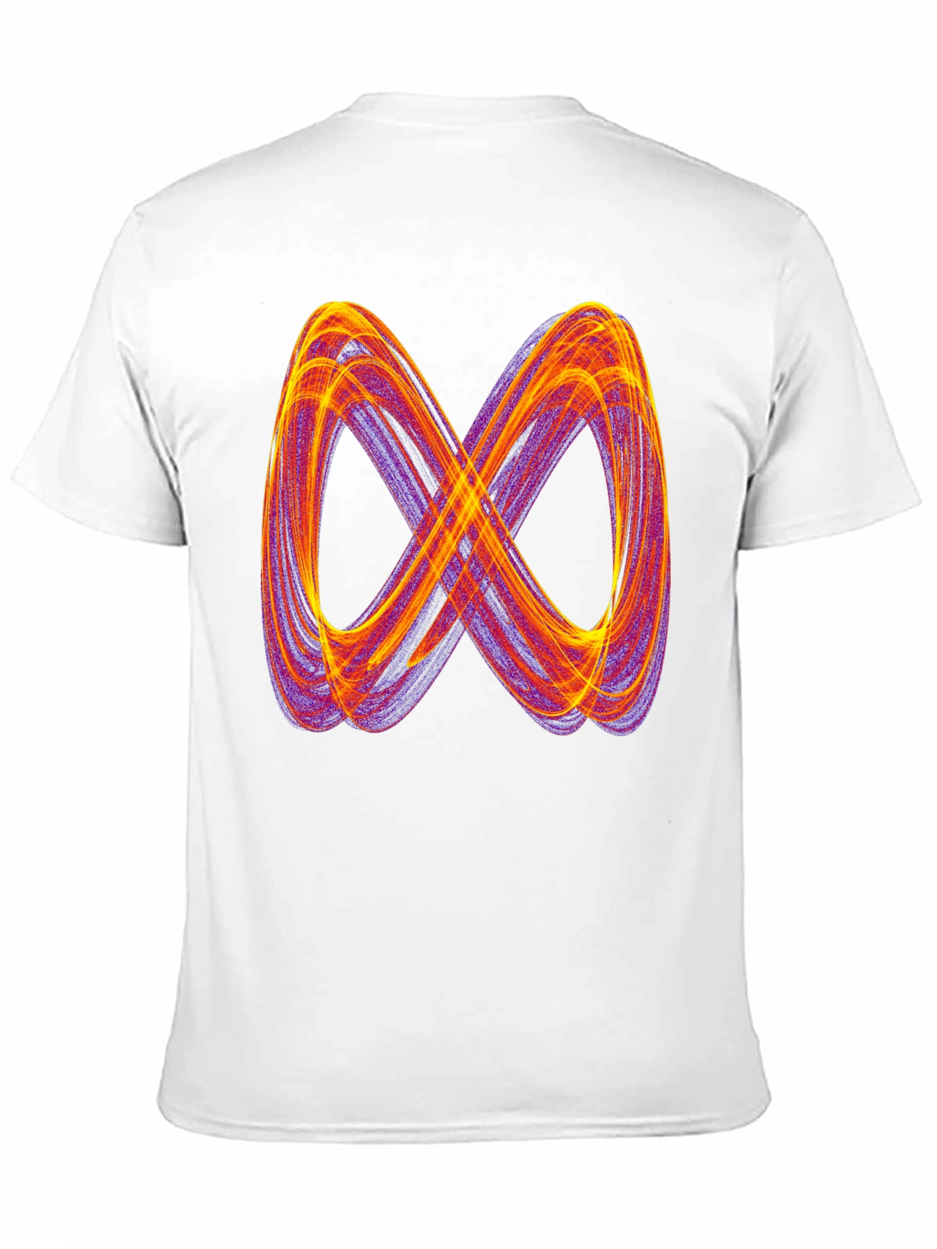 Black Infinity Symbol Graphic Tee - Black Cotton Blend Shirt view 11