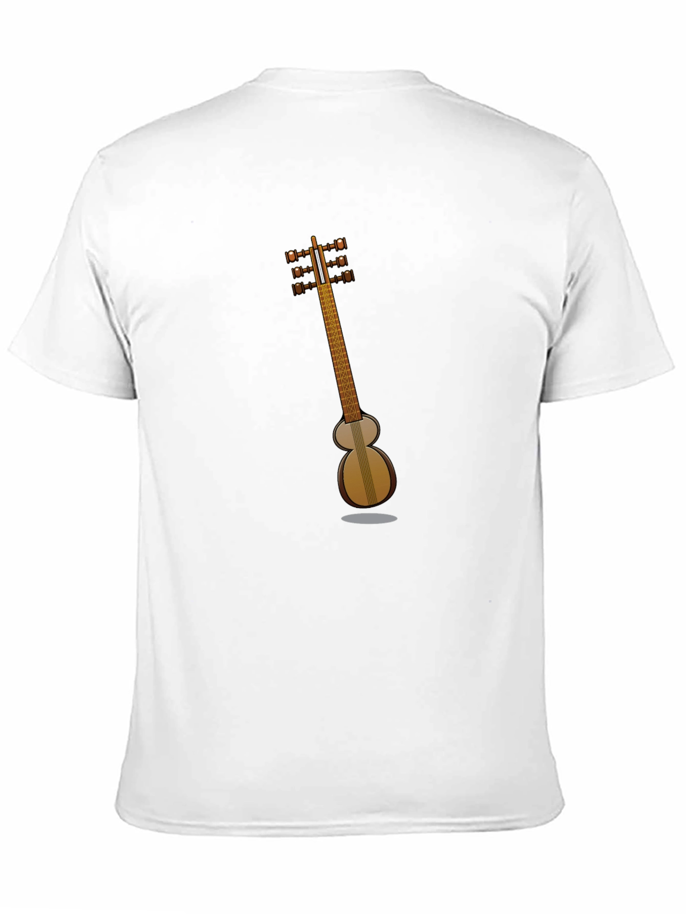 Black Acoustic Guitar T-Shirt - Music Lover Tee view 11