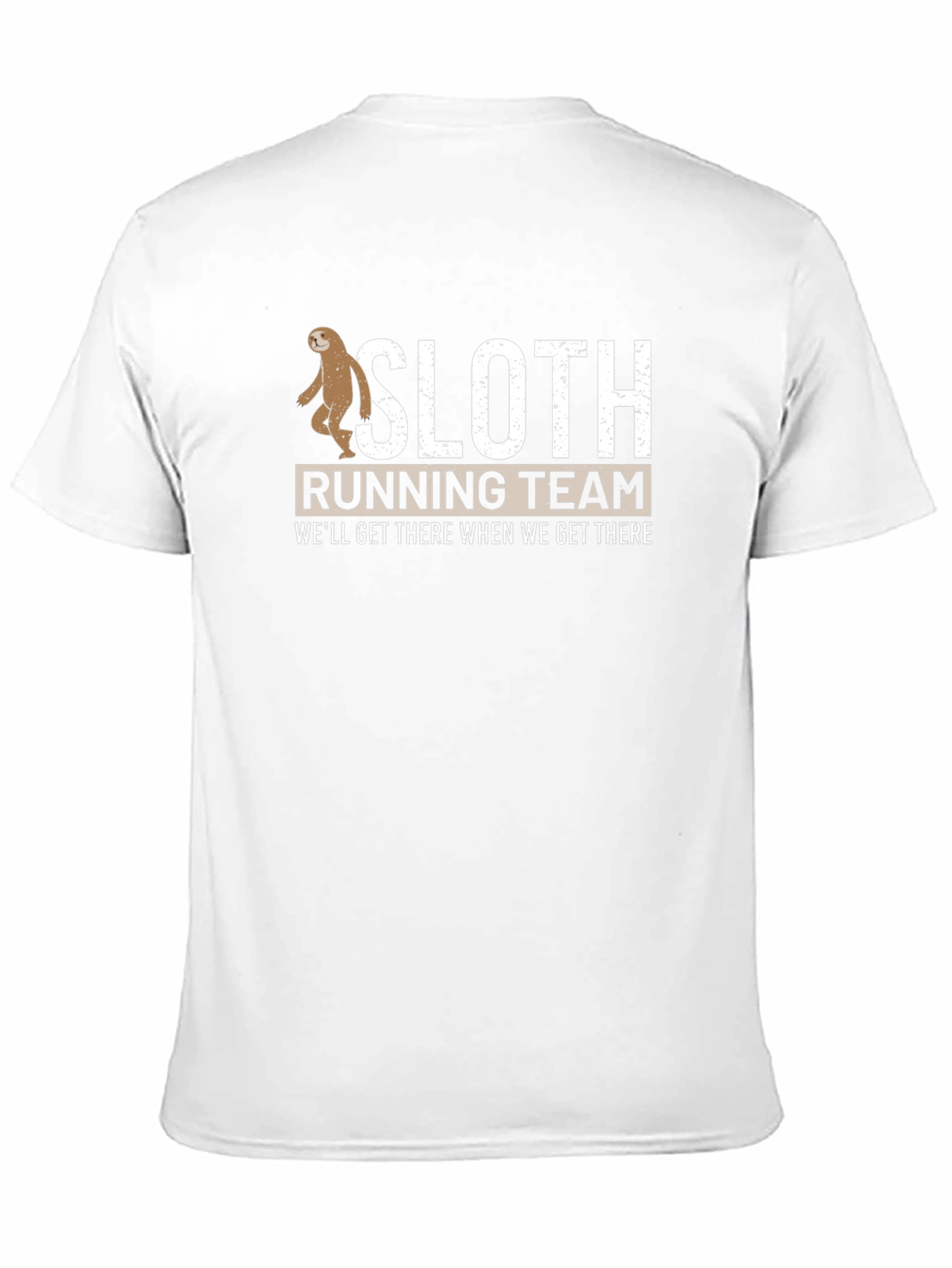 Black Sloth Running Team T-Shirt - Funny, Relaxed Fit view 11