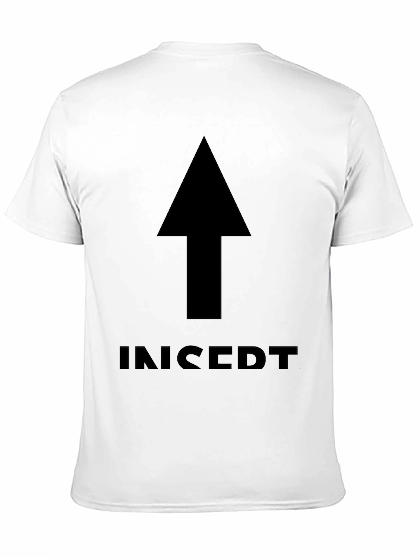 Black Insert Arrow T-Shirt - Black Graphic Tee view 11