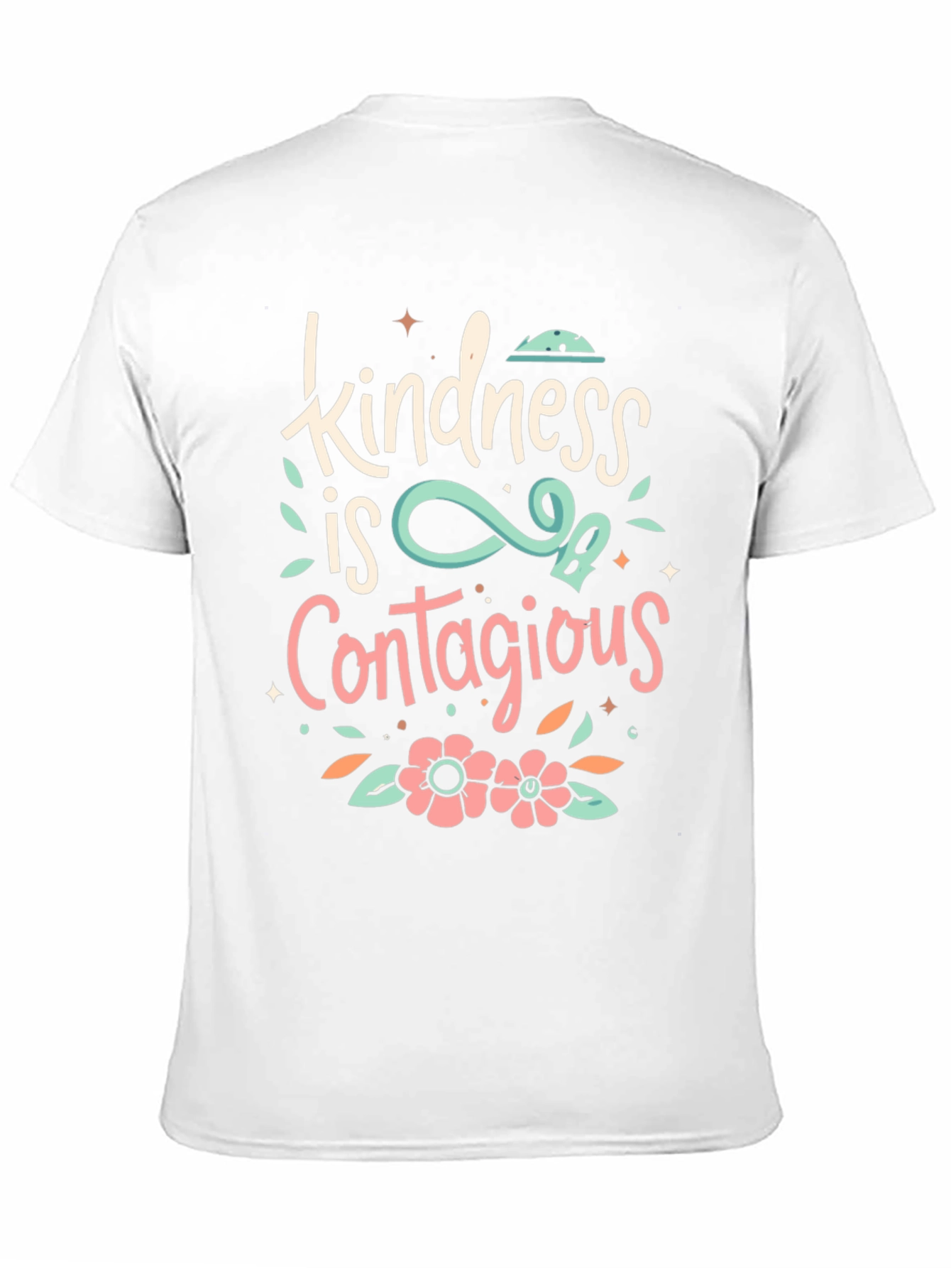 Black Kindness is Contagious Graphic Tee view 11