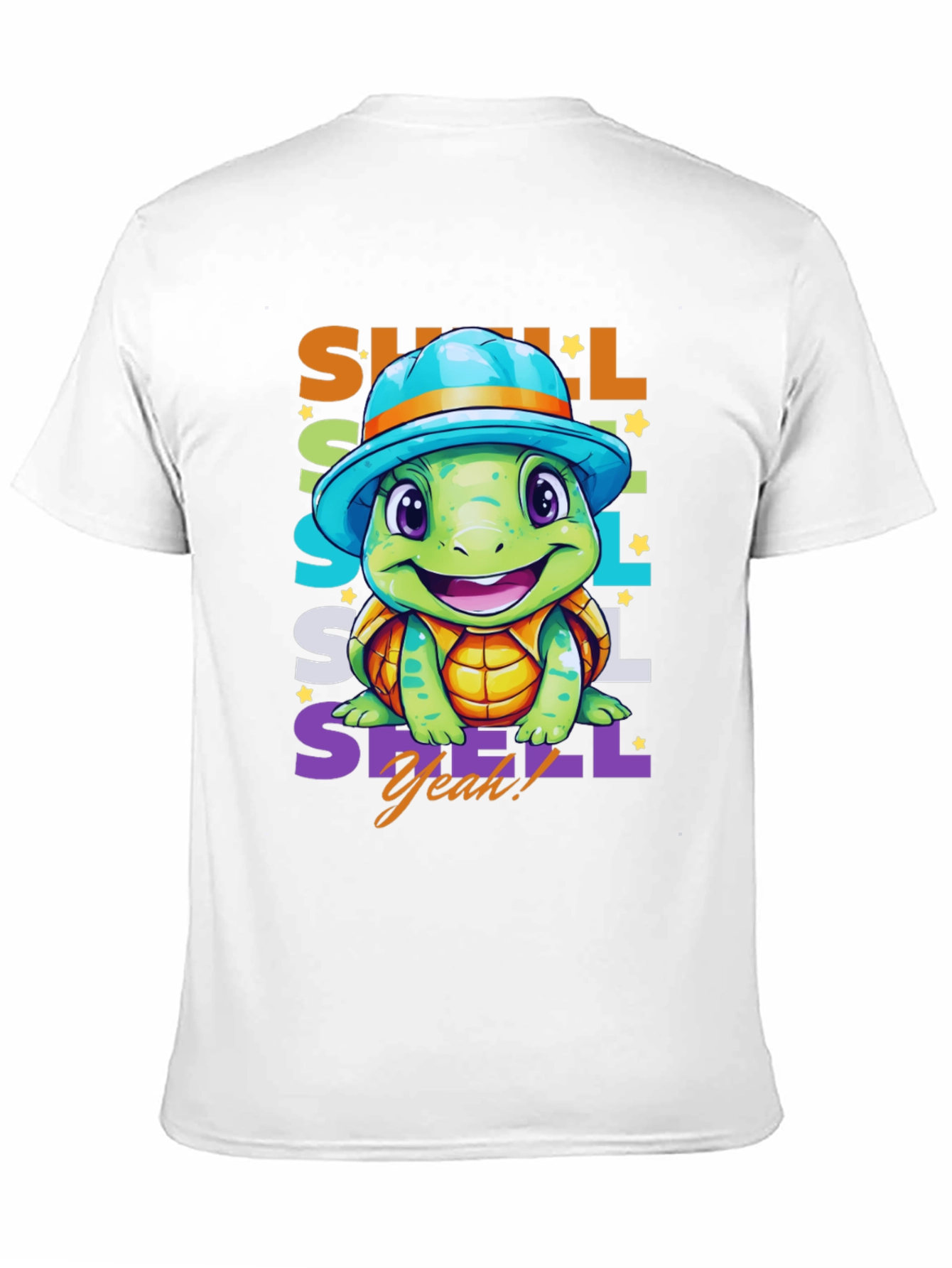 Black Cute Turtle T-Shirt - Shell Yeah! view 11