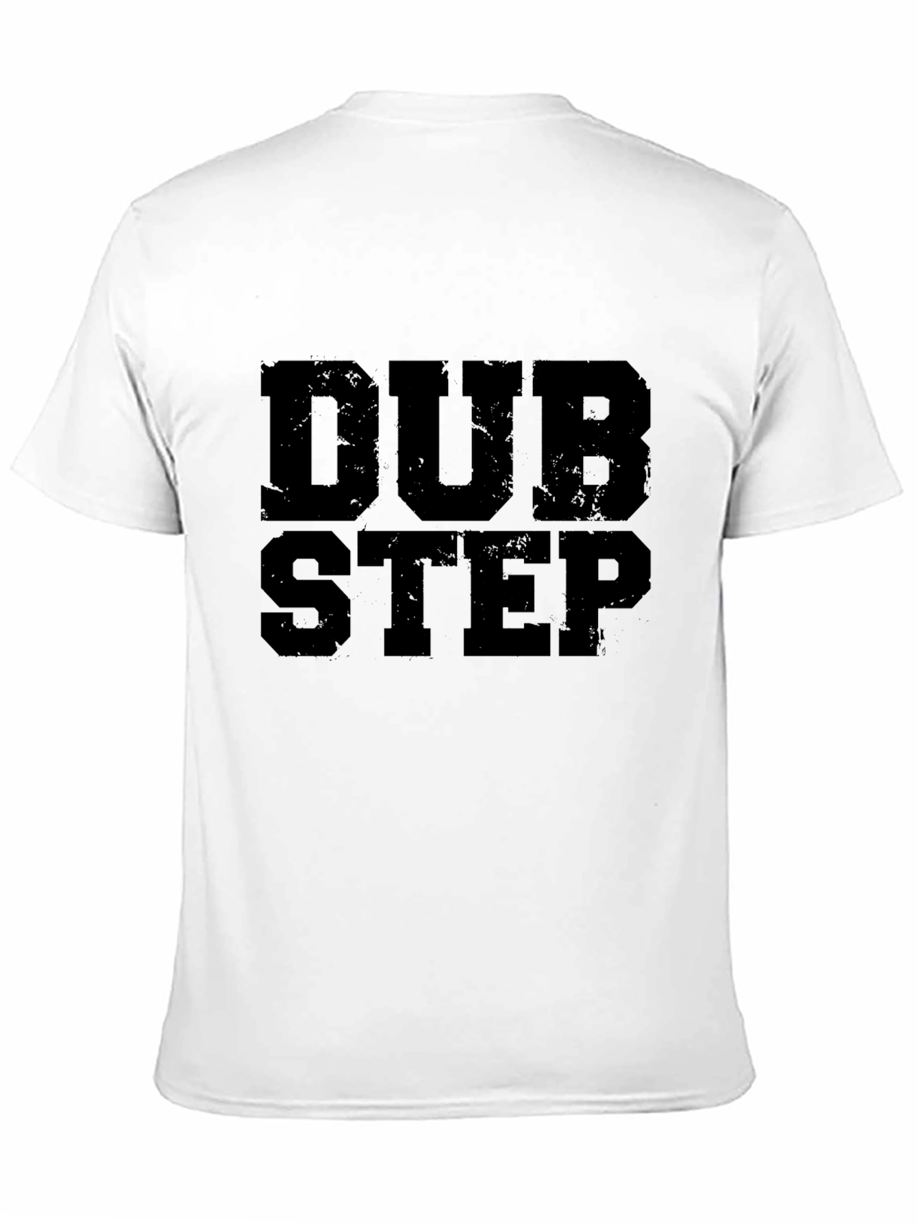 Black Dubstep Graphic Print T-Shirt - Black view 11