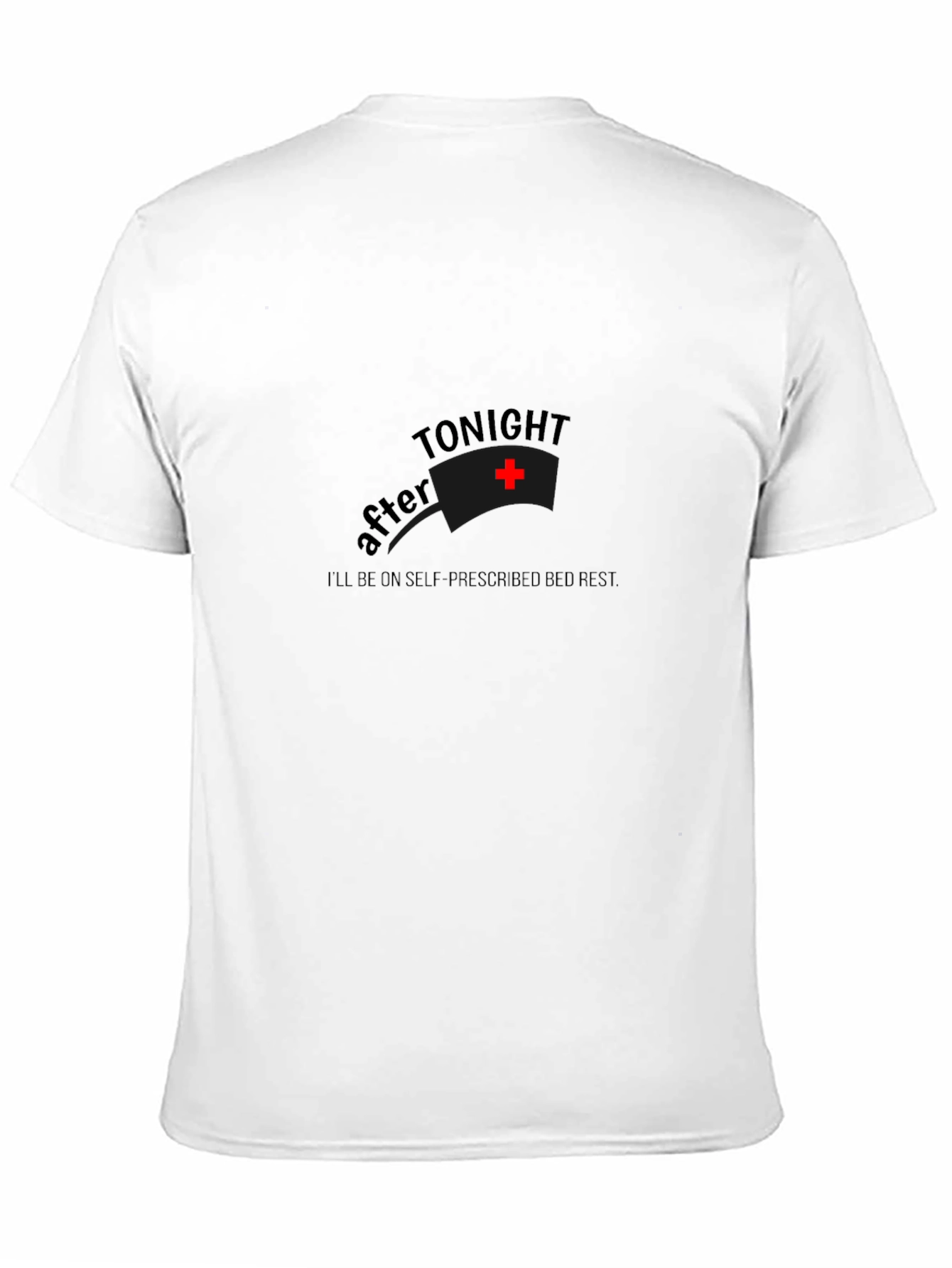 Black After Tonight Bed Rest T-Shirt view 11