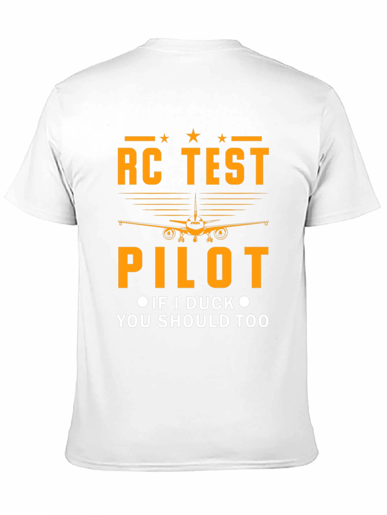 Black RC Test Pilot Graphic T-Shirt view 11