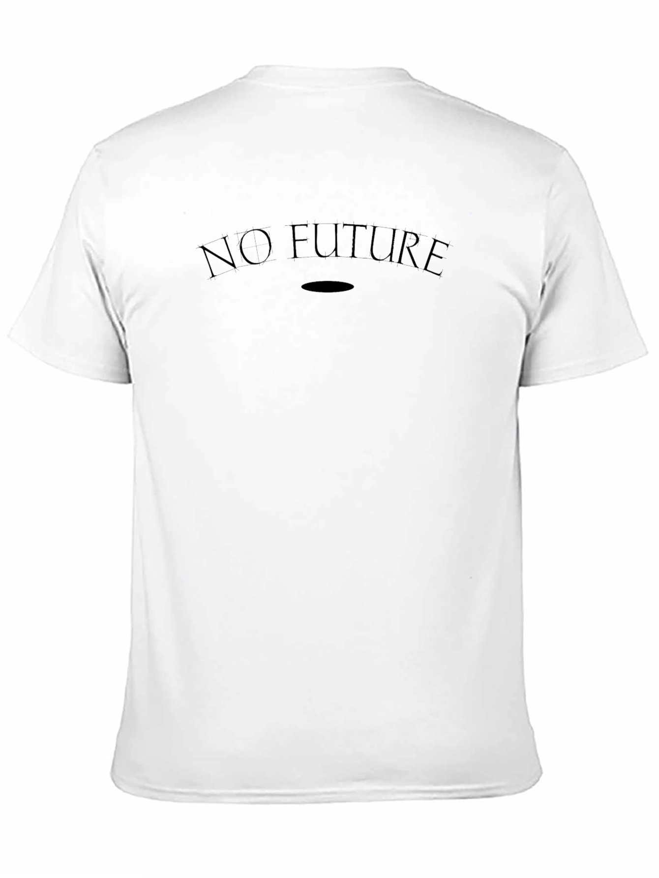 No Future Black Graphic Tee - Modern Streetwear - 11