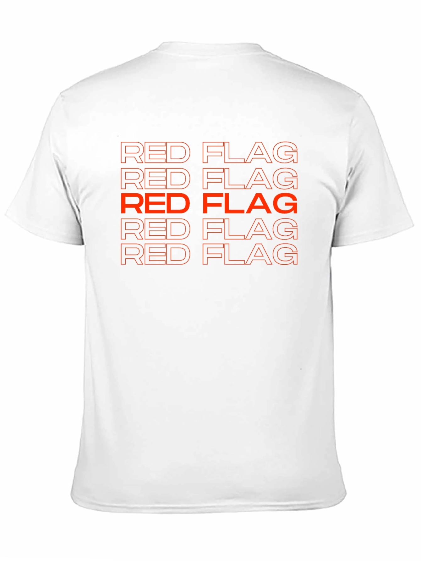 Black Red Flag Graphic Tee - Bold Statement Style view 11
