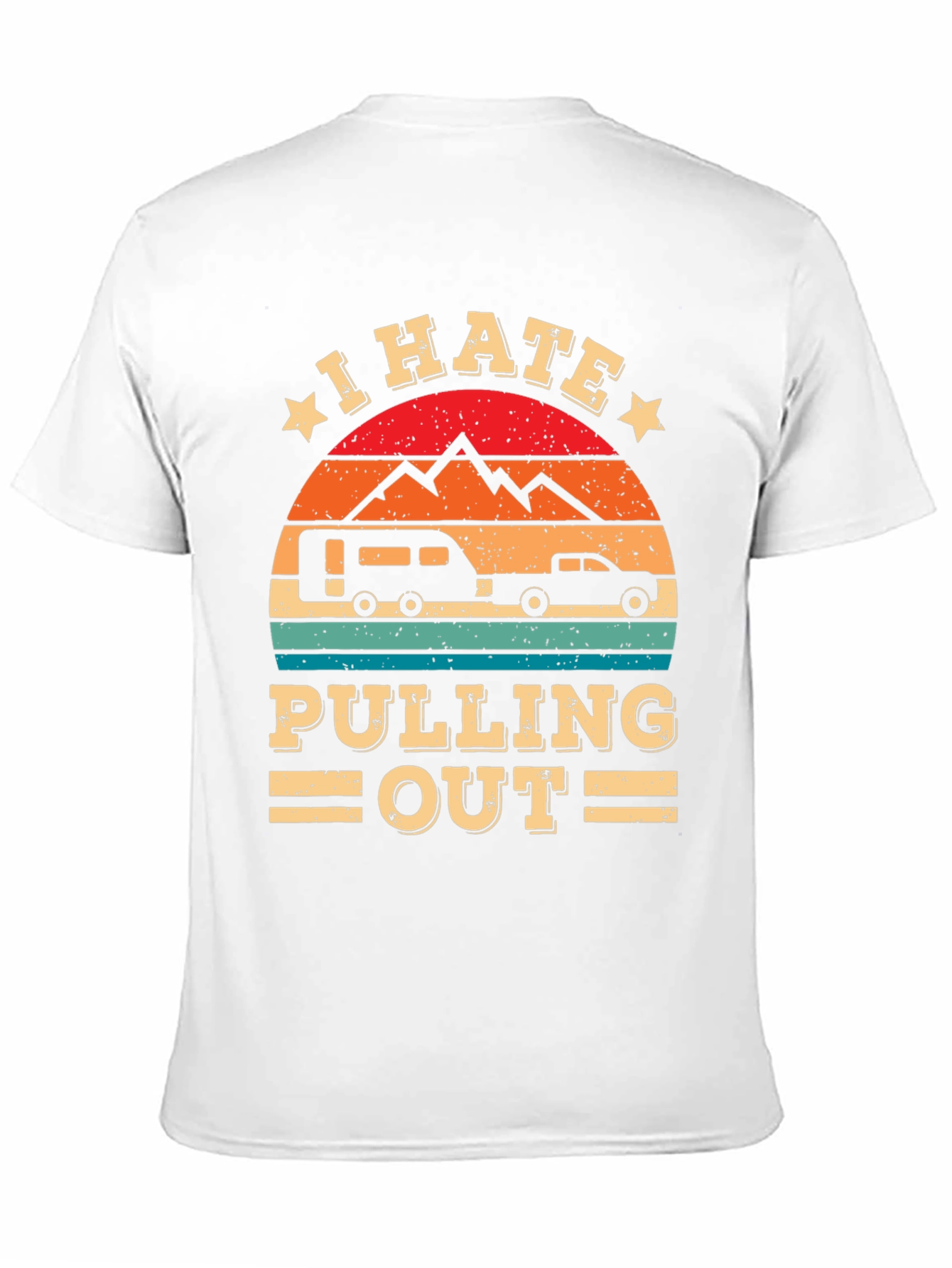 Black I Hate Pulling Out Camping T-Shirt view 11