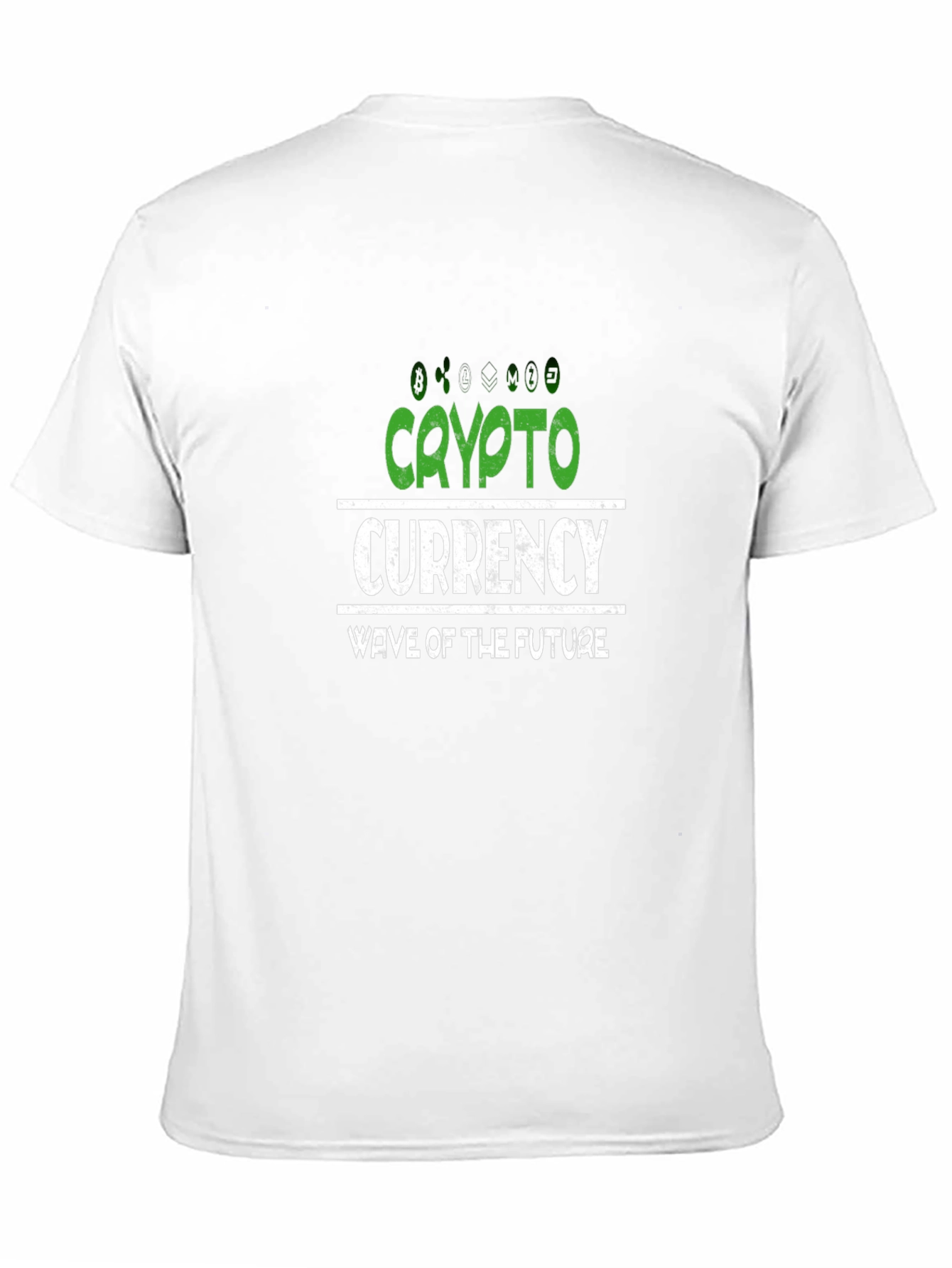Black Crypto Currency T-Shirt - Wave of the Future Tee view 11