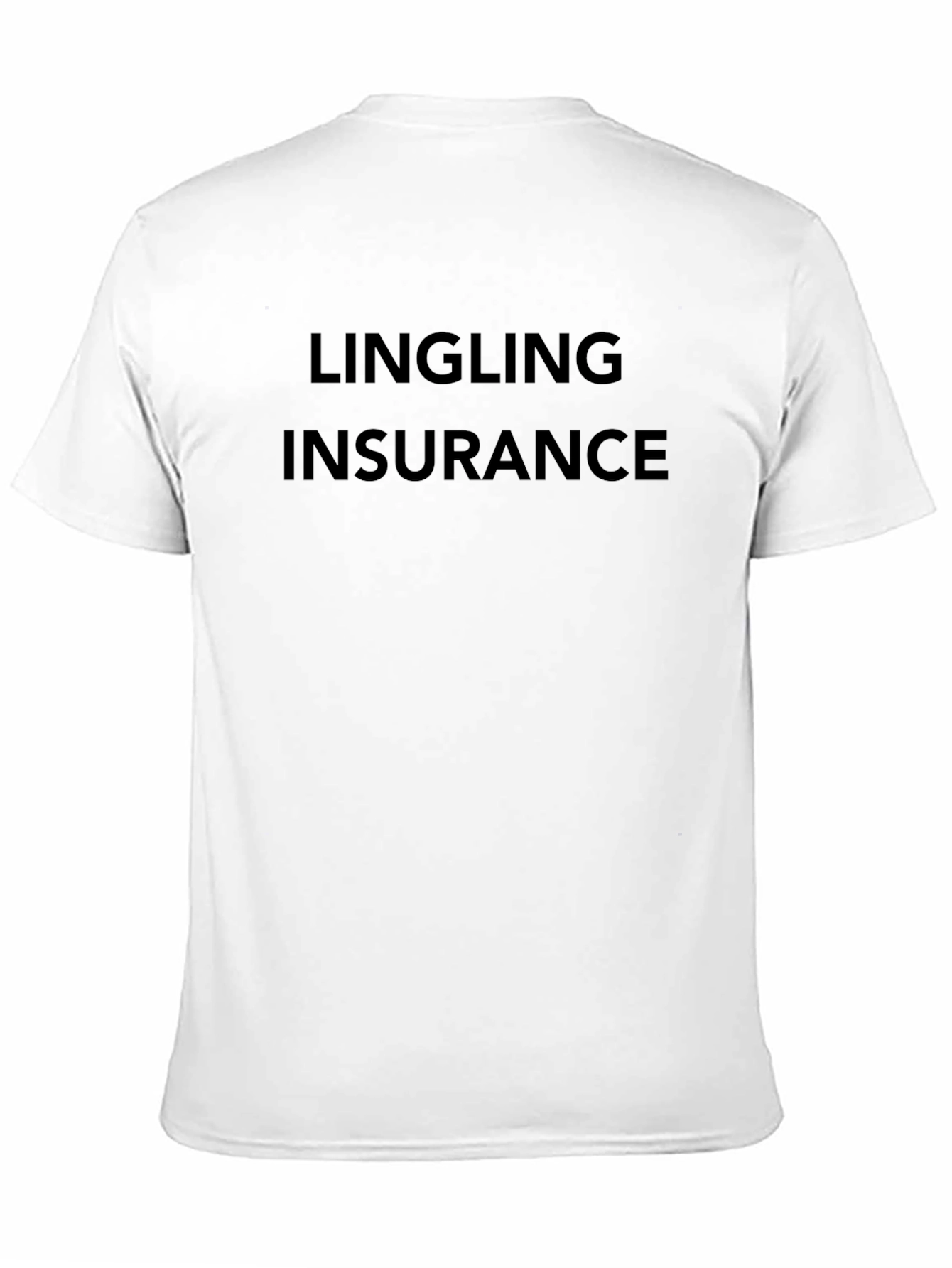 Black Lingling Insurance Graphic T-Shirt view 11