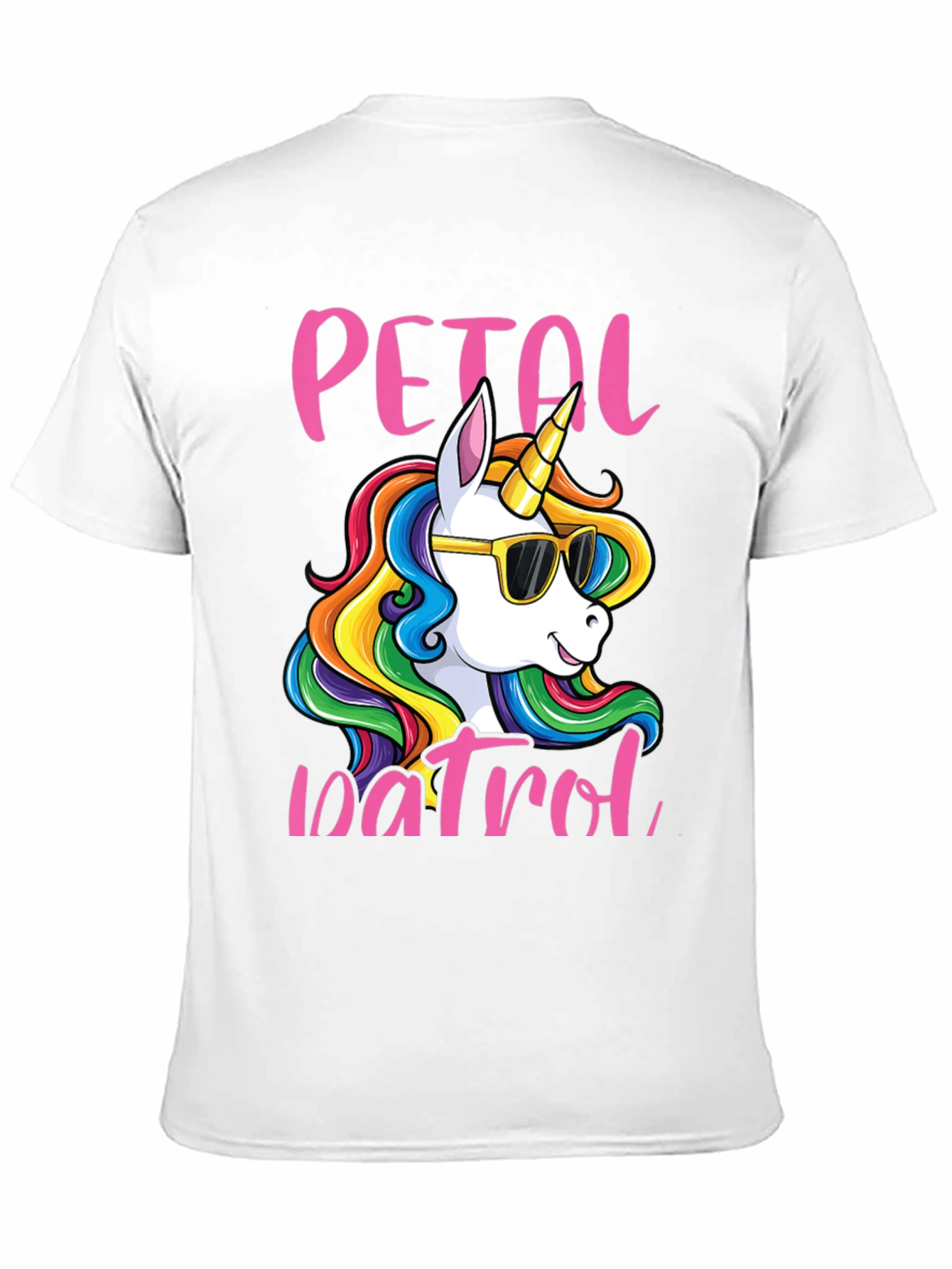 Black Petal Patrol Unicorn Graphic Tee view 11