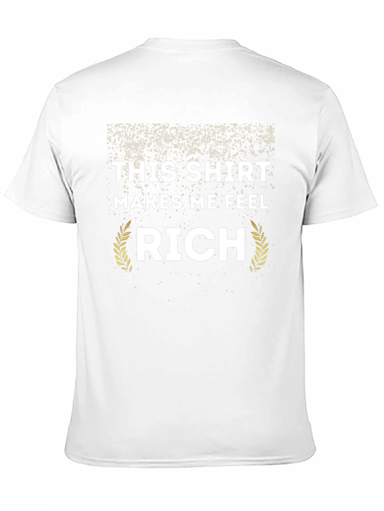 Black This Shirt Makes Me Feel Rich Novelty T-Shirt view 11