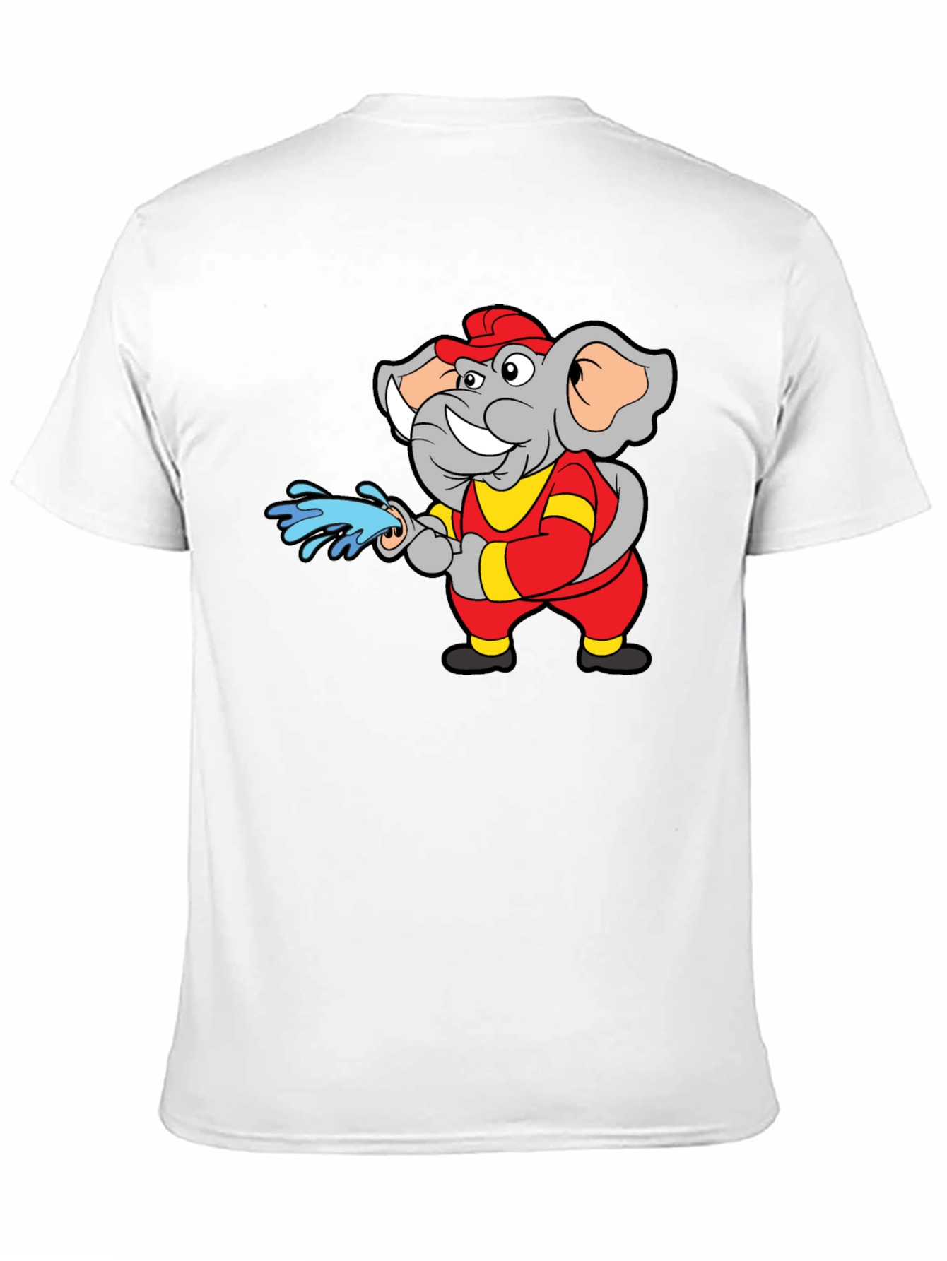 Black Elephant Firefighter T-Shirt view 11