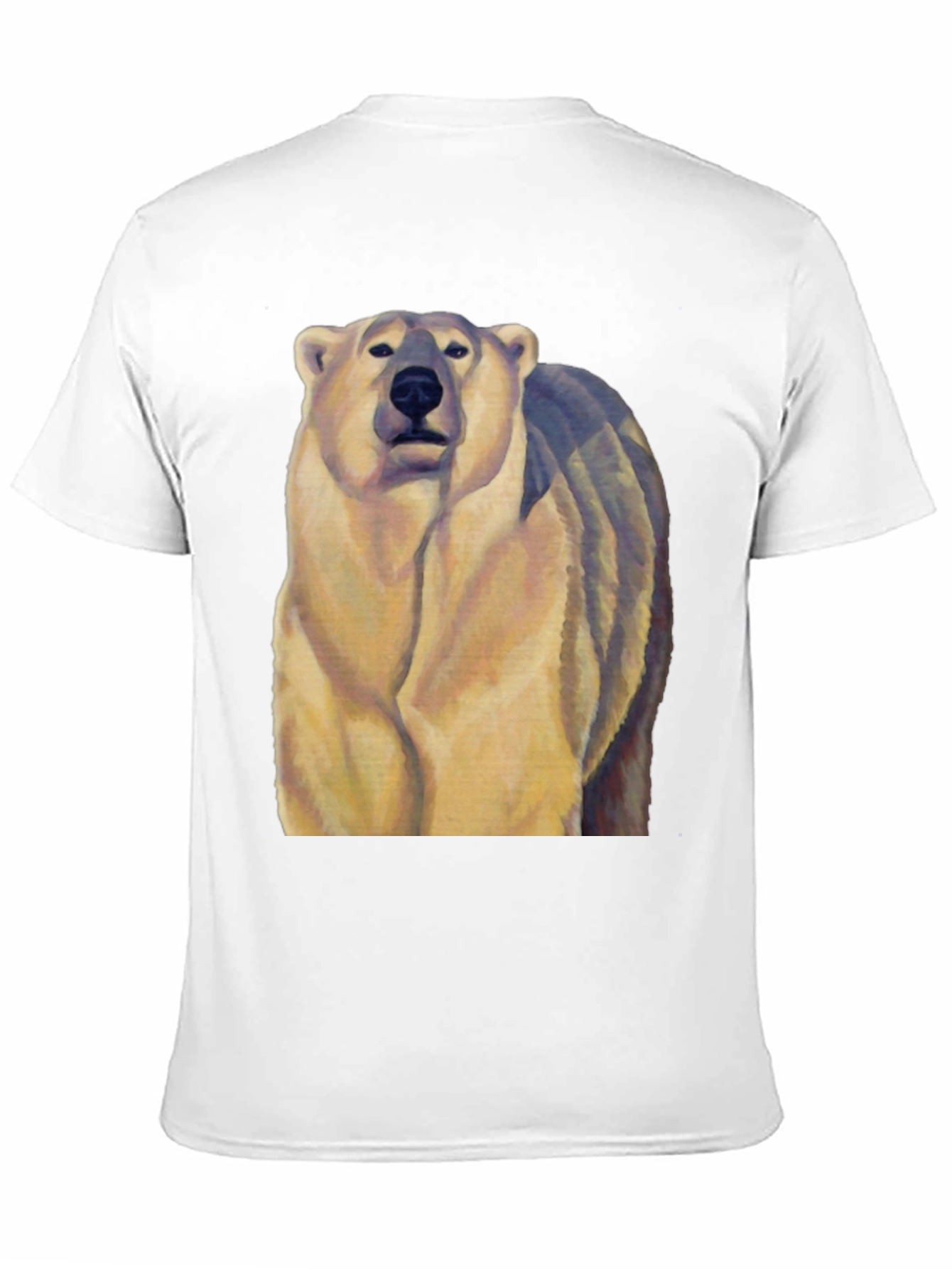 Black Polar Bear Graphic Tee - Black Cotton Blend view 11