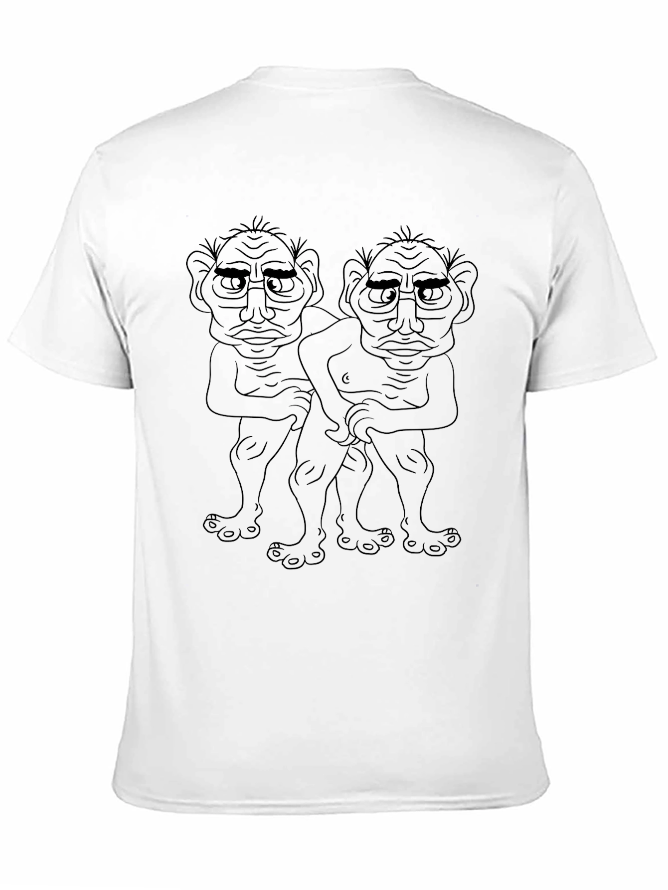 Black Quirky Troll Graphic Tee - Men's Black Short Sleeve Shirt view 11
