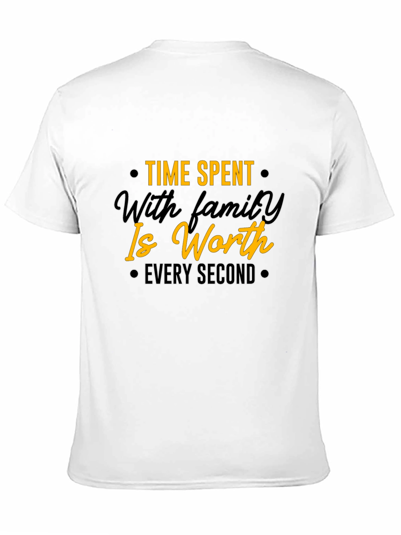Black Family Time Value Black T-Shirt view 11