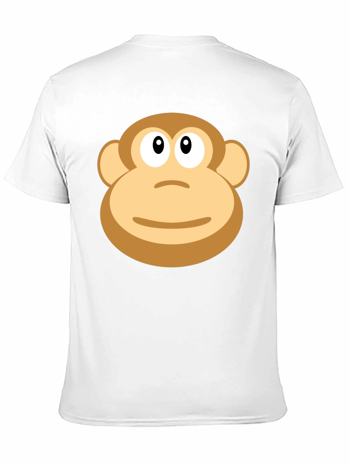 Black Monkey Face Graphic T-Shirt - Casual Black Tee view 11