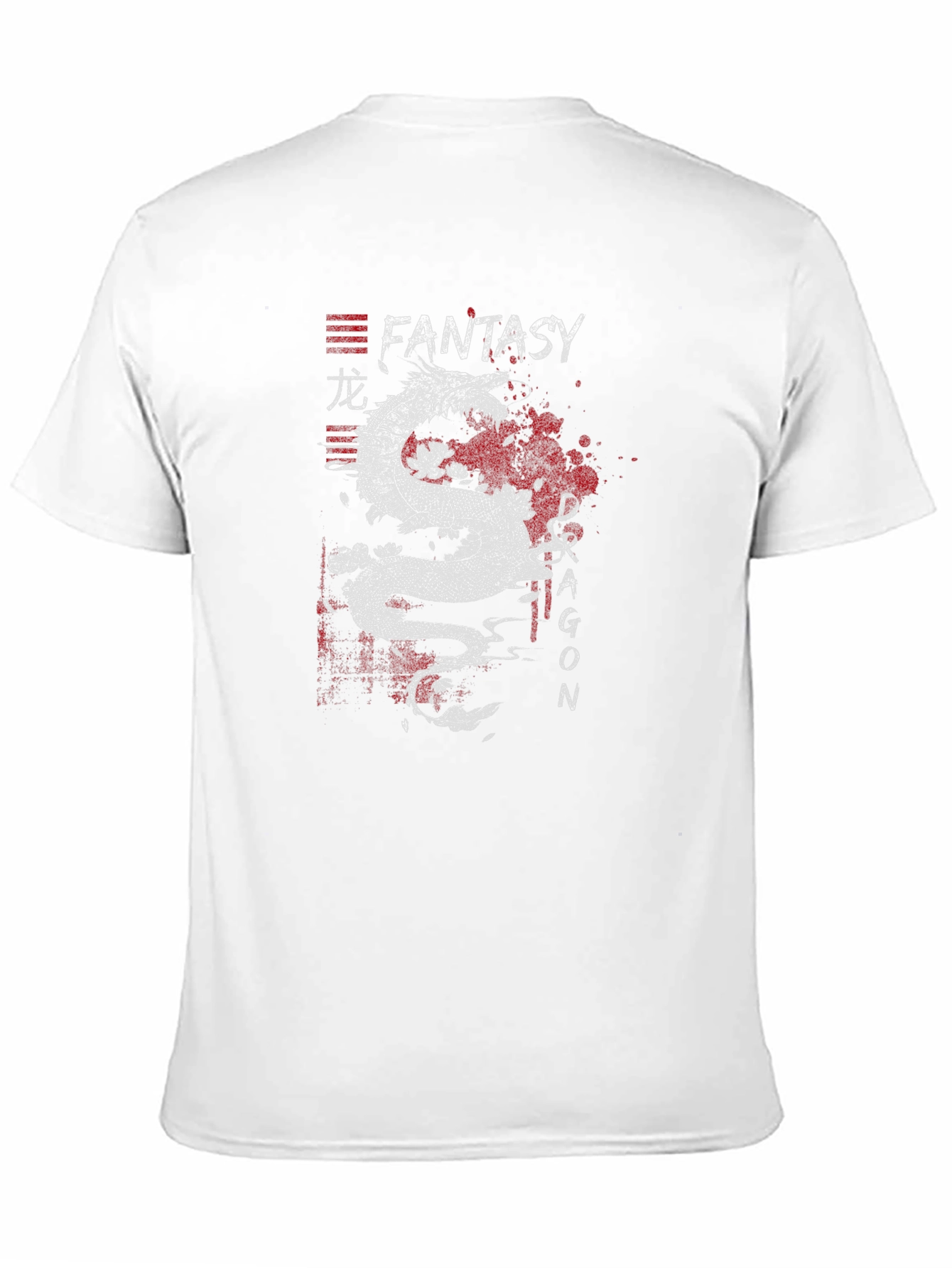 Black Fantasy Dragon Graphic Tee - Black T-Shirt view 11