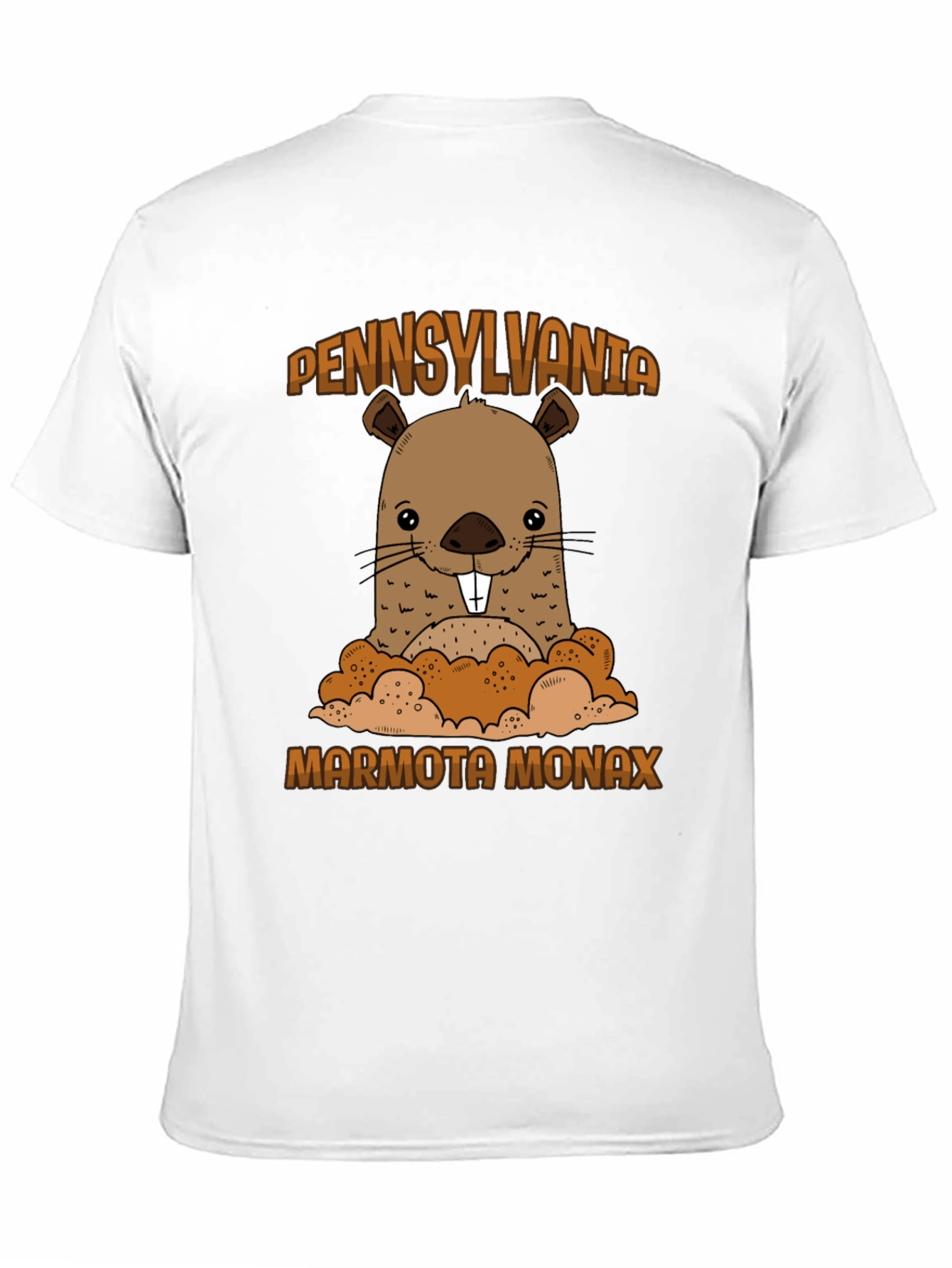 Black Pennsylvania Marmota Monax Groundhog T-Shirt view 11