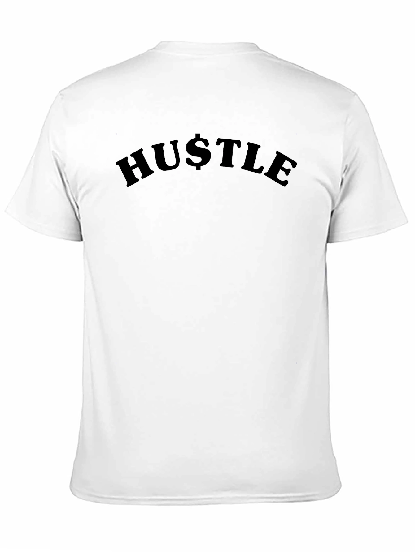 Black Hustle Graphic Tee - Men's Black T-Shirt view 11