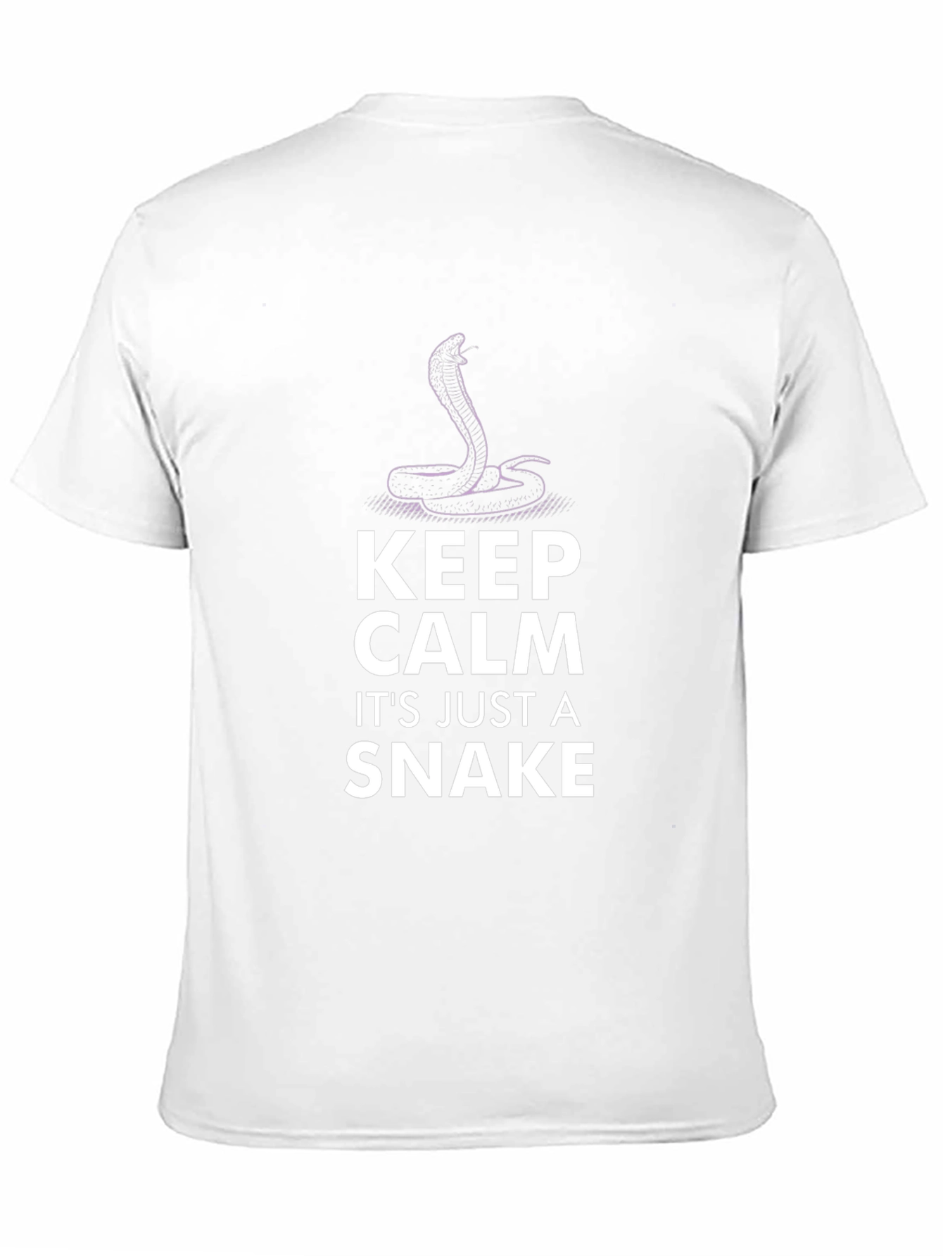 Keep Calm Snake T-Shirt - Funny Cobra Graphic Tee - 11