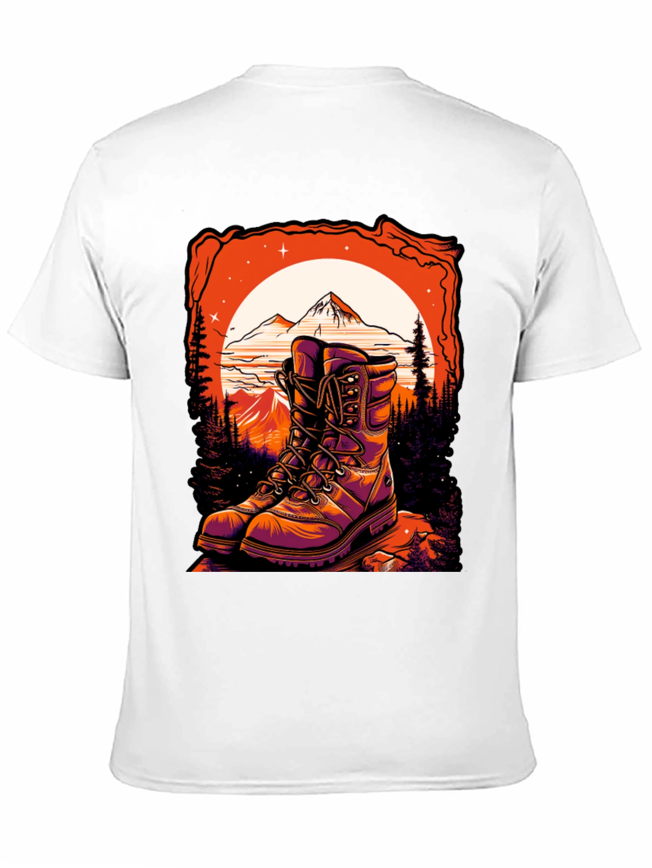 Black Hiking Boots Graphic Tee - Adventure Awaits! view 11