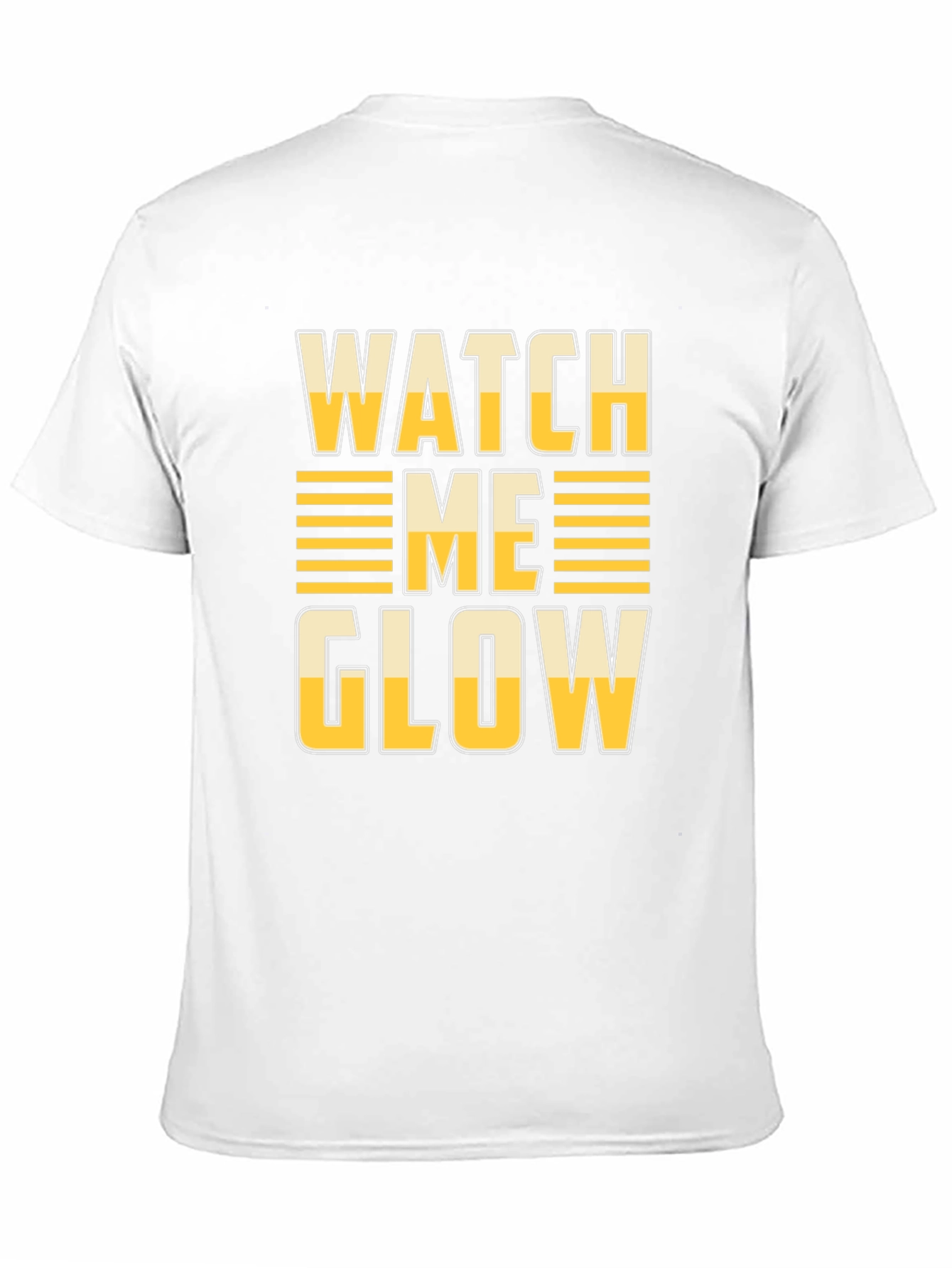 Black Watch Me Glow Graphic Tee - Stylish Unisex T-Shirt view 11