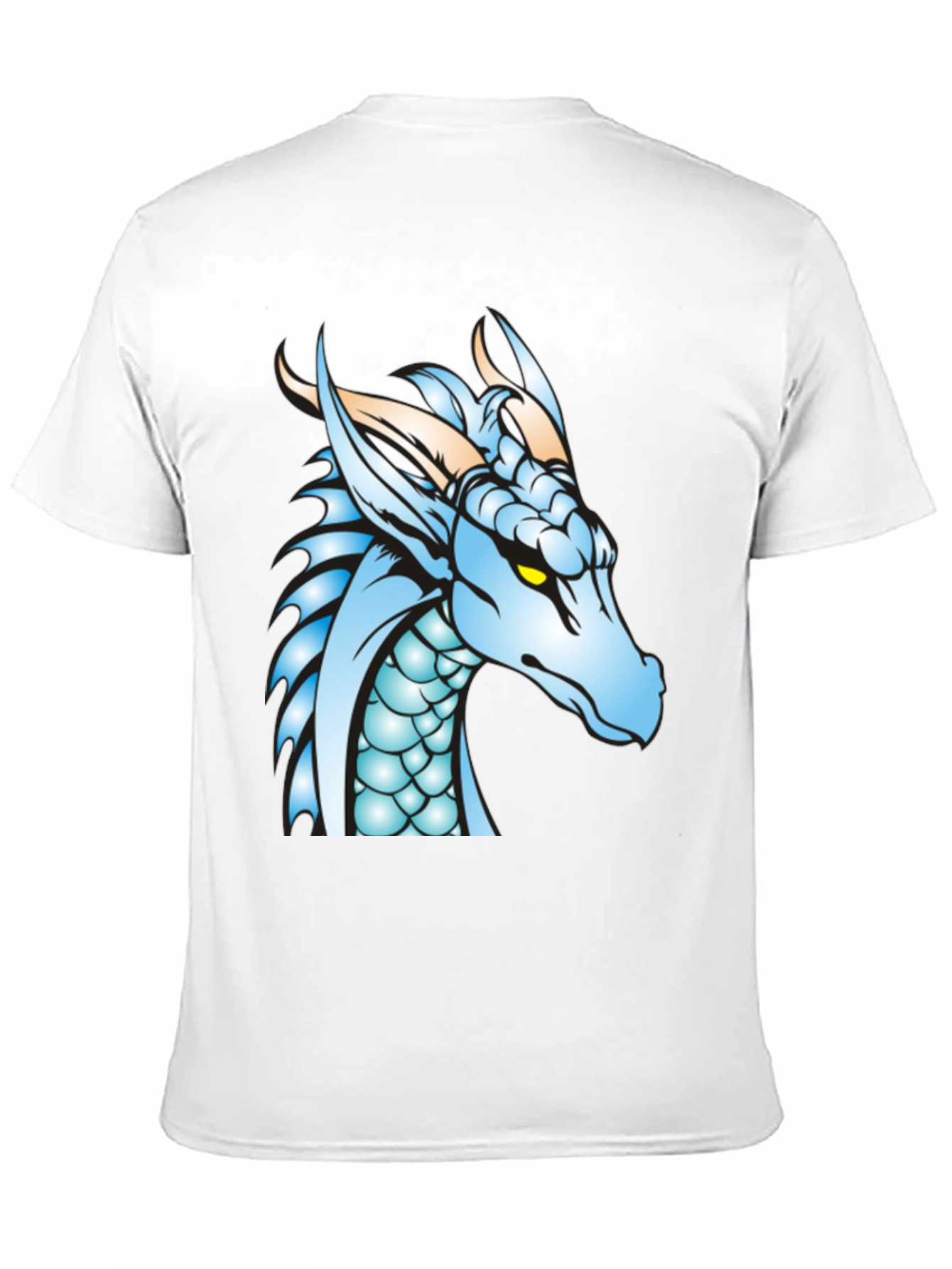 Black Dragon Graphic Tee - Black Cotton T-Shirt view 11