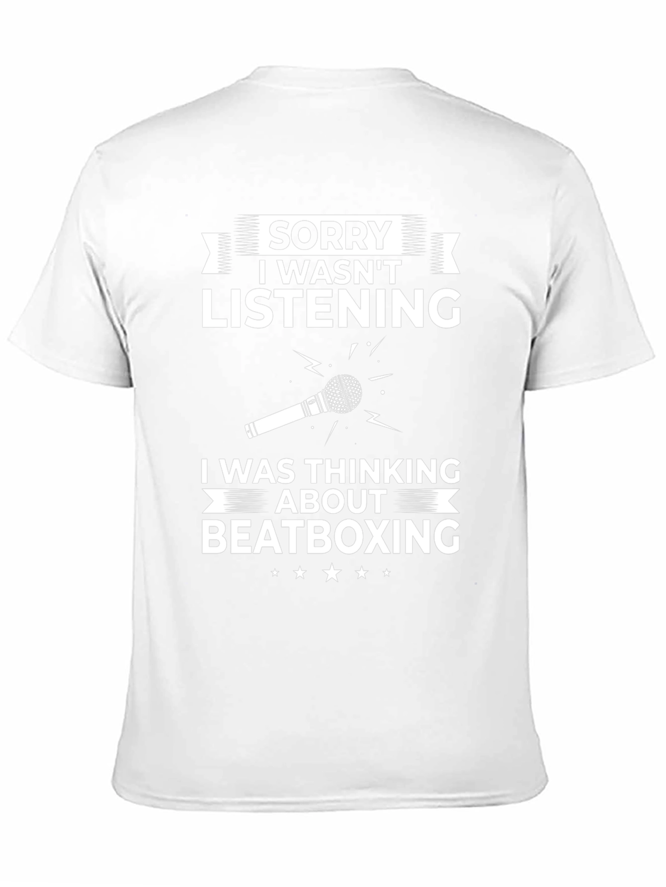 Black Beatboxing Graphic T-Shirt Funny Tee view 11