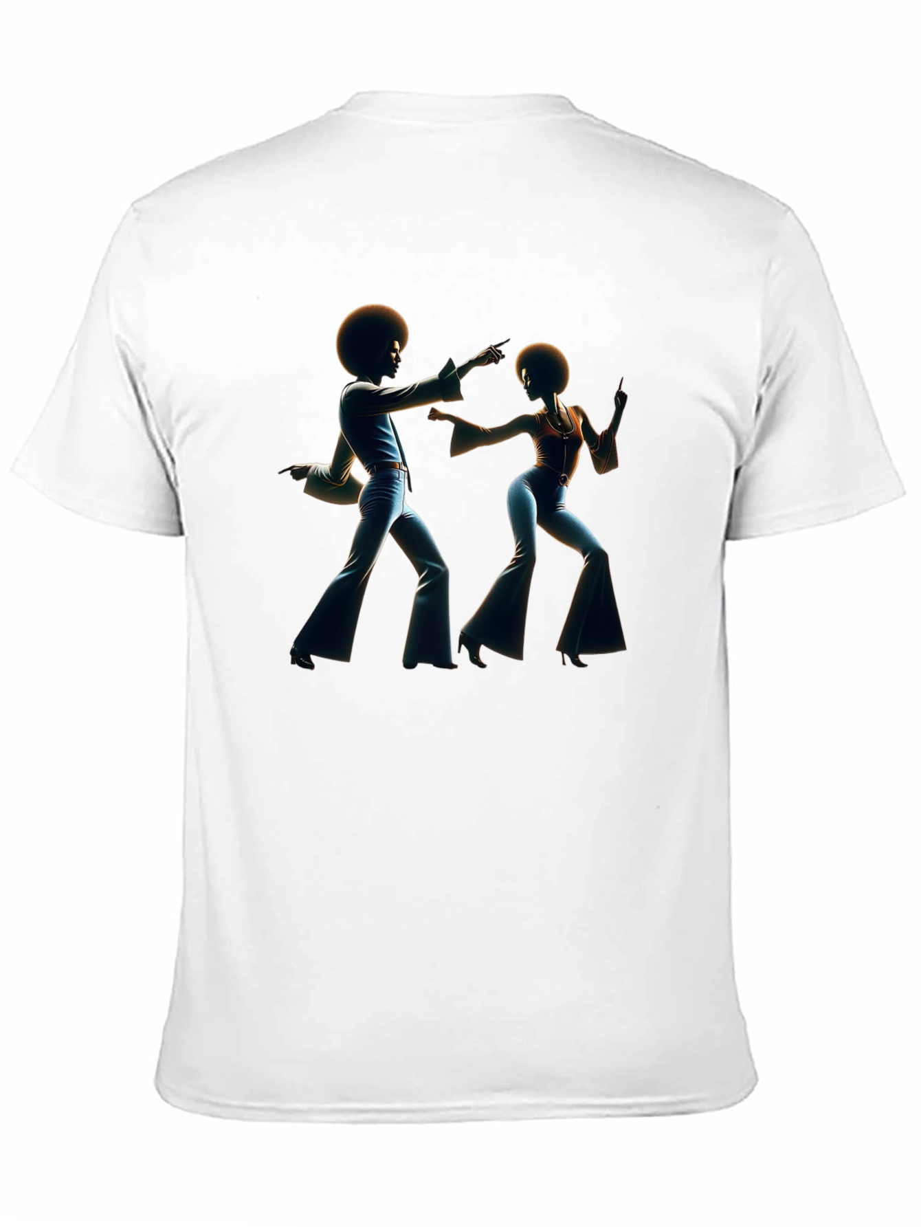 Black Retro Disco Dance T-Shirt - Black view 11
